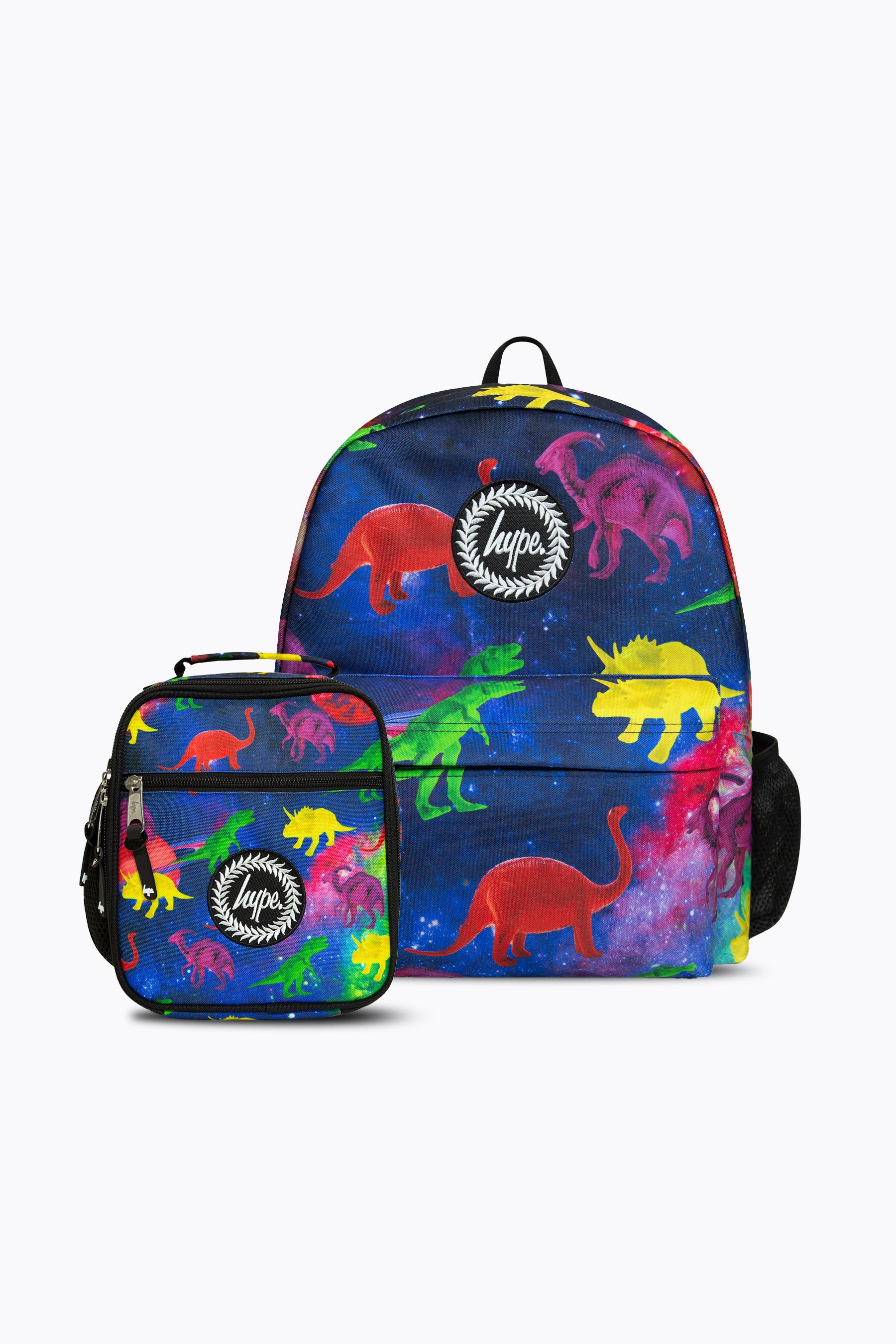 Hype Boys Multicoloured Space Dinosaurs Backpack Lunch Bag Bundle