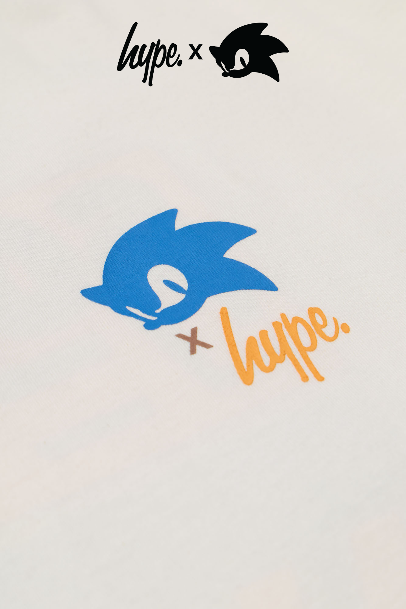 Hype x Sonic The Hedgehog™ Mens White Sonic Sketch T-Shirt