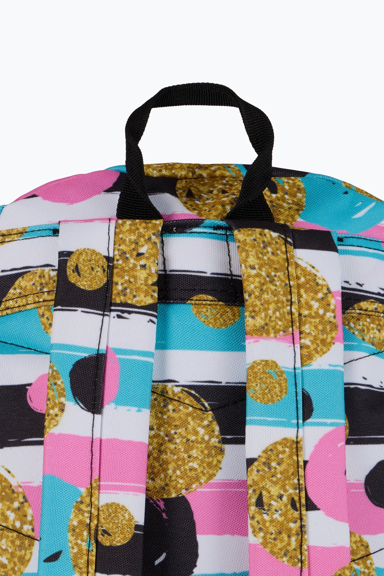 Hype Unisex Multi Spots And Stripes Backpack