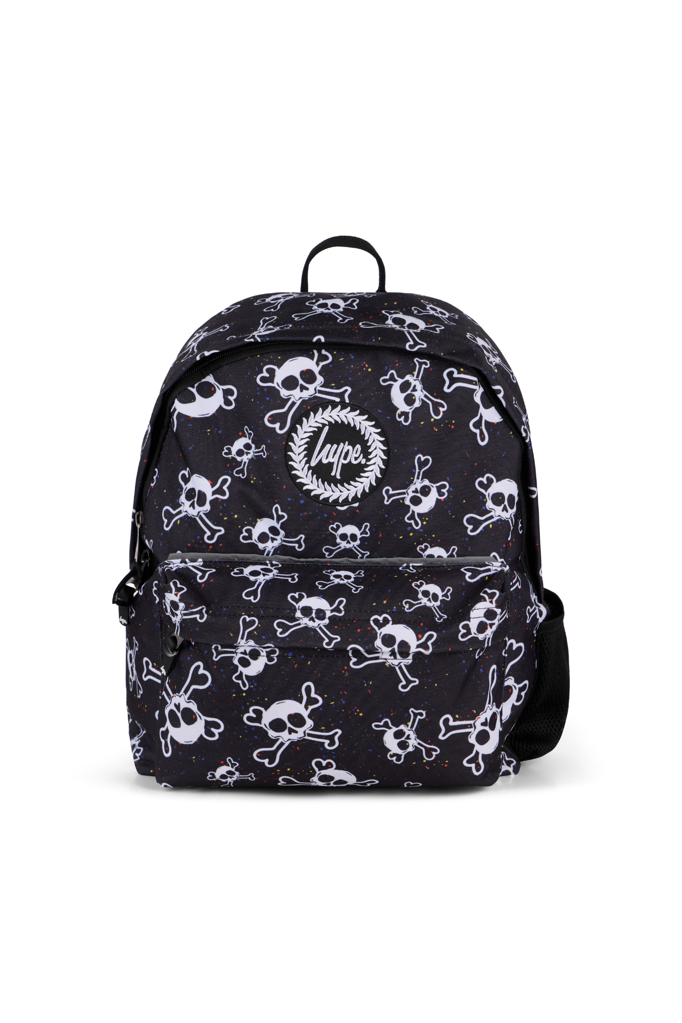 Hype Boys Black Skull Splat Backpack