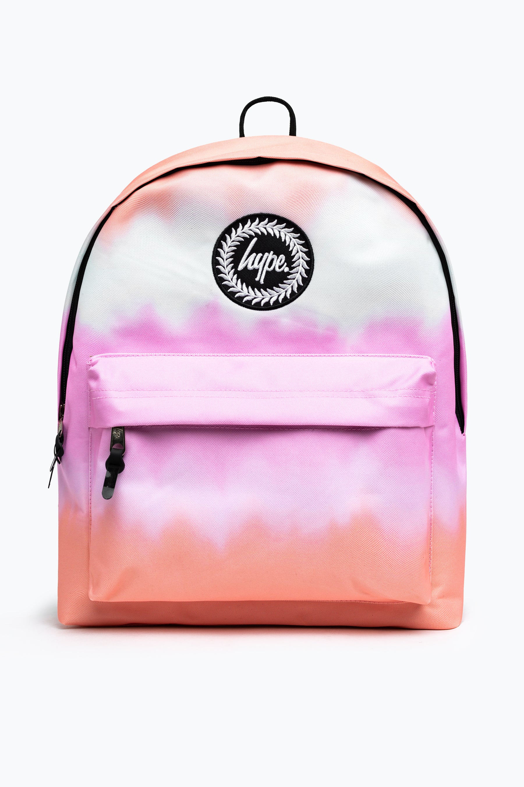 HYPE UNISEX OMBRE PEACH BLUR CREST BACKPACK Hype