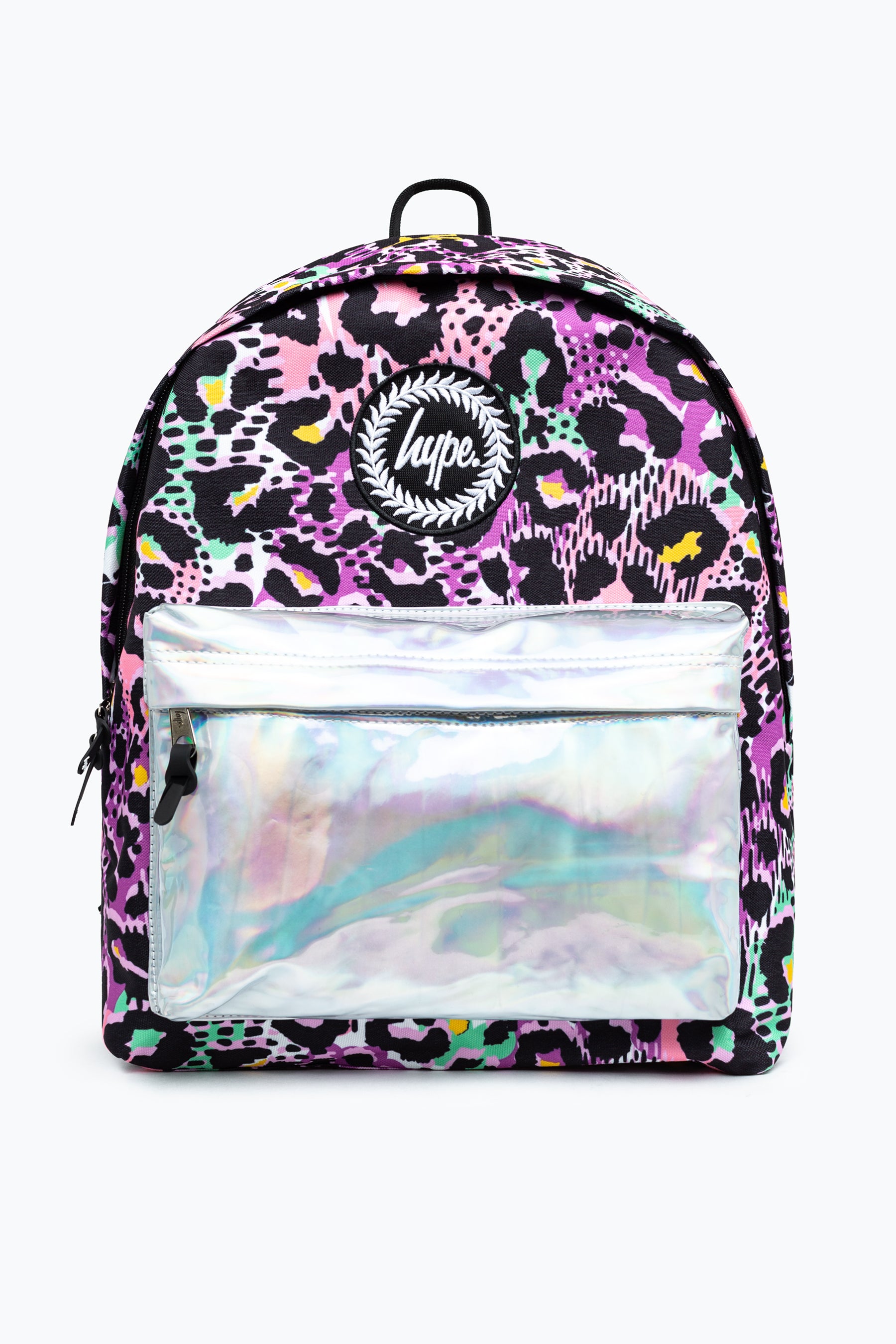 hype holographic mini backpack MOSSTYUS Small Rainbow Shoulder Bag Metallic Satchel Shiny Travel Daypack for Women Men Lady Men's Backpacks and Bags |