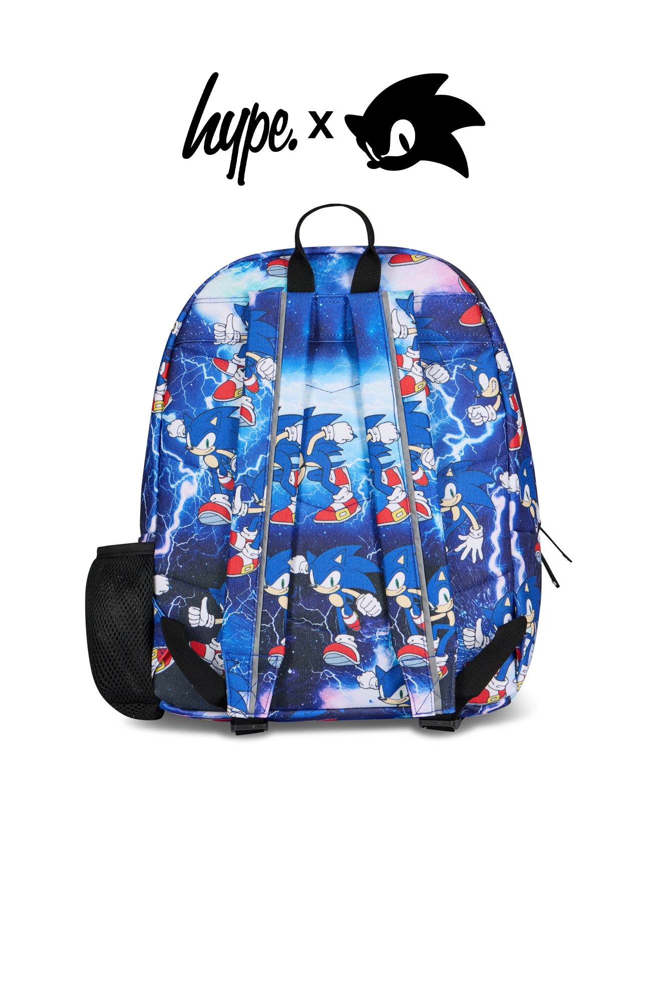 Hype x Sonic The Hedgehog™ Blue Sonic Backpack, Lunch Bag, Bottle & Pencil Case Bundle