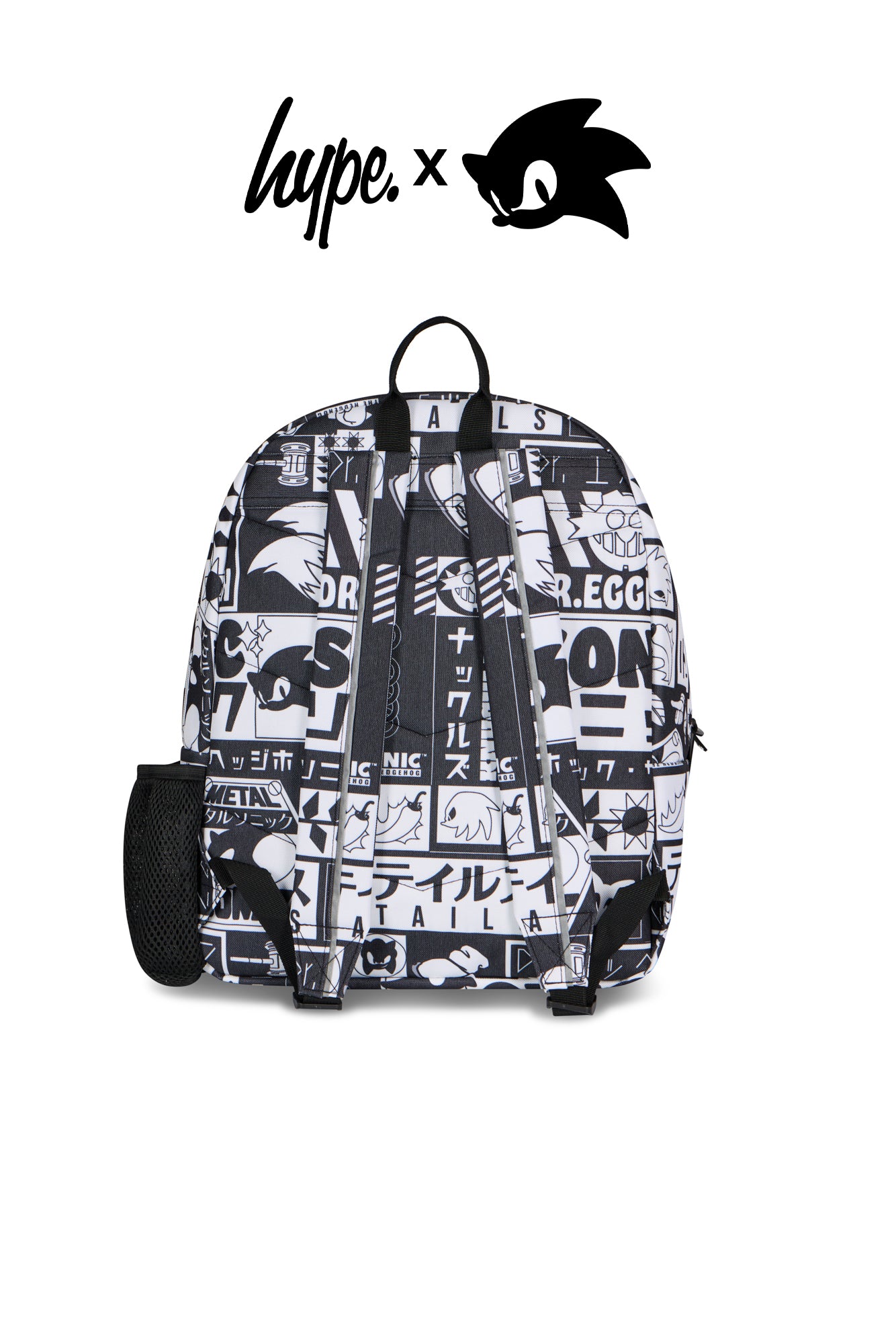 Hype x Sonic The Hedgehog™ Black Mono Sonic Backpack