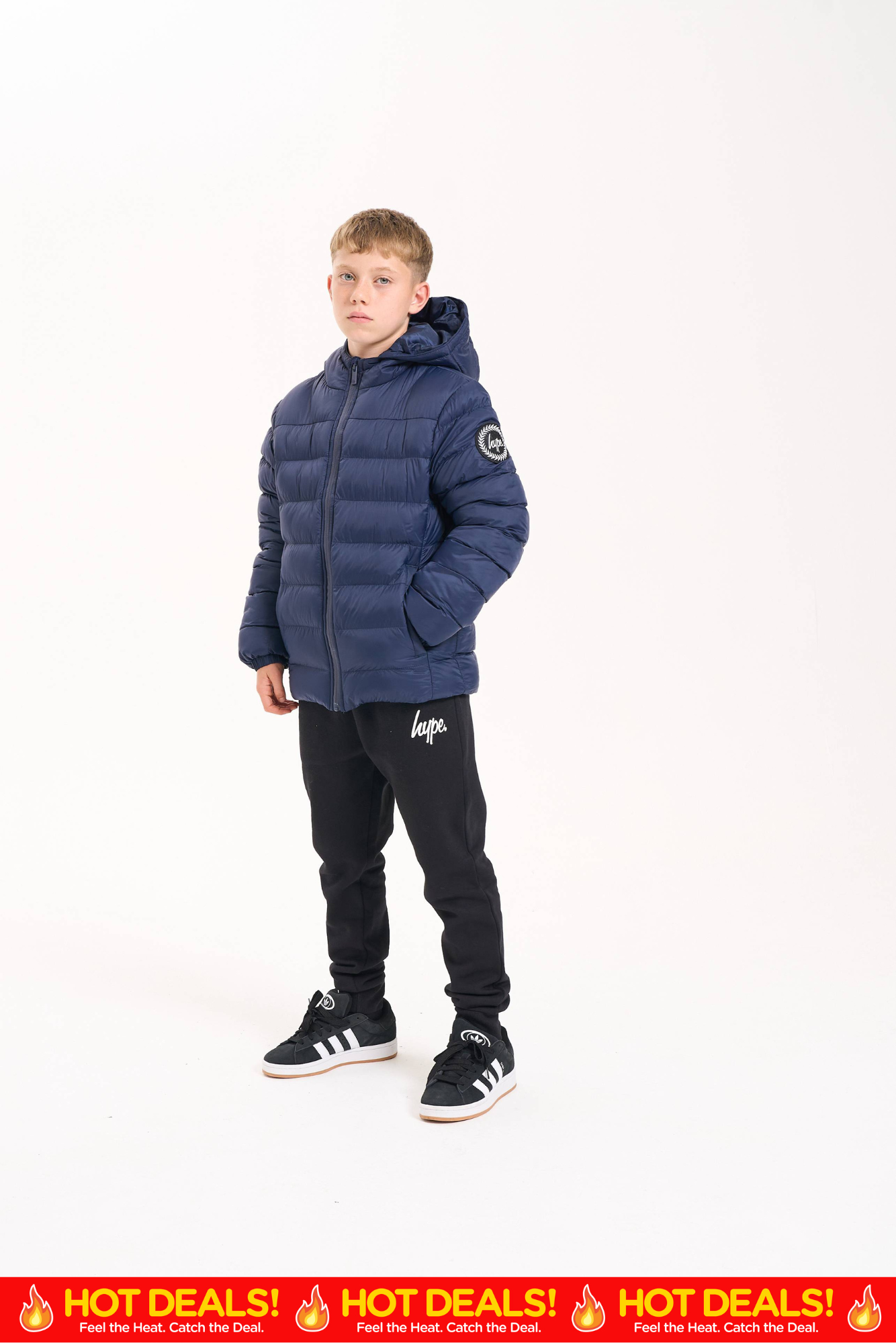 Hype Kids Navy Padded Jacket