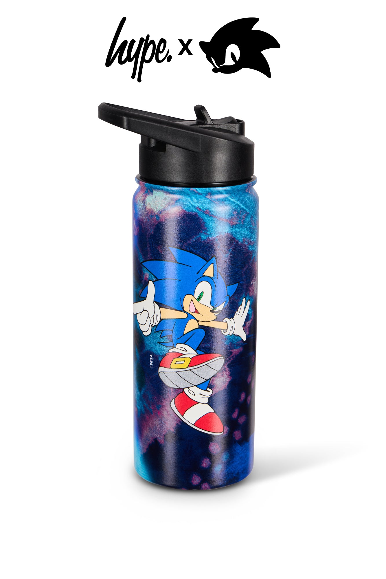 Hype x Sonic The Hedgehog™ Blue Sonic Speed Water Bottle
