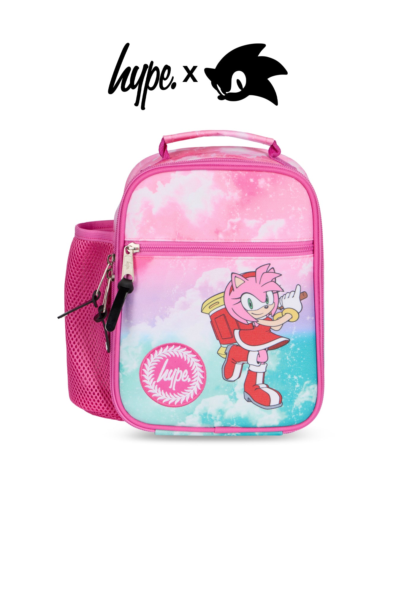 Hype x Sonic The Hedgehog™ Pink Have No Fear Backpack, Lunch Bag & Bottle Bundle
