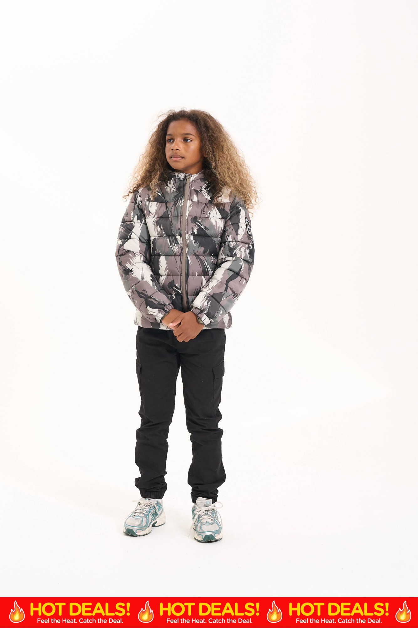 Hype Boys Camo Padded Jacket