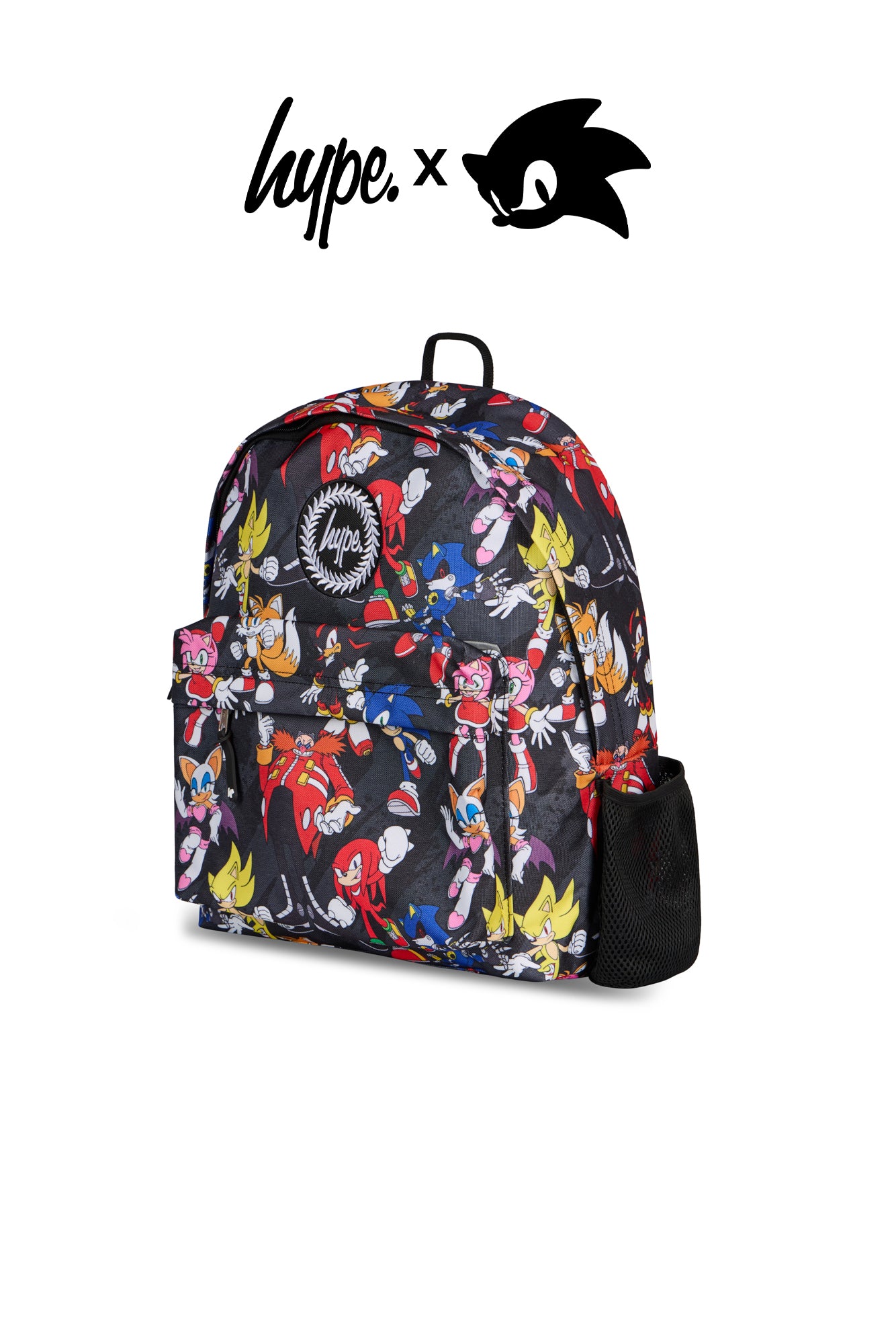 Hype x Sonic The Hedgehog™ Multi Sonic Group Backpack, Lunch Bag, Bottle & Pencil Case Bundle