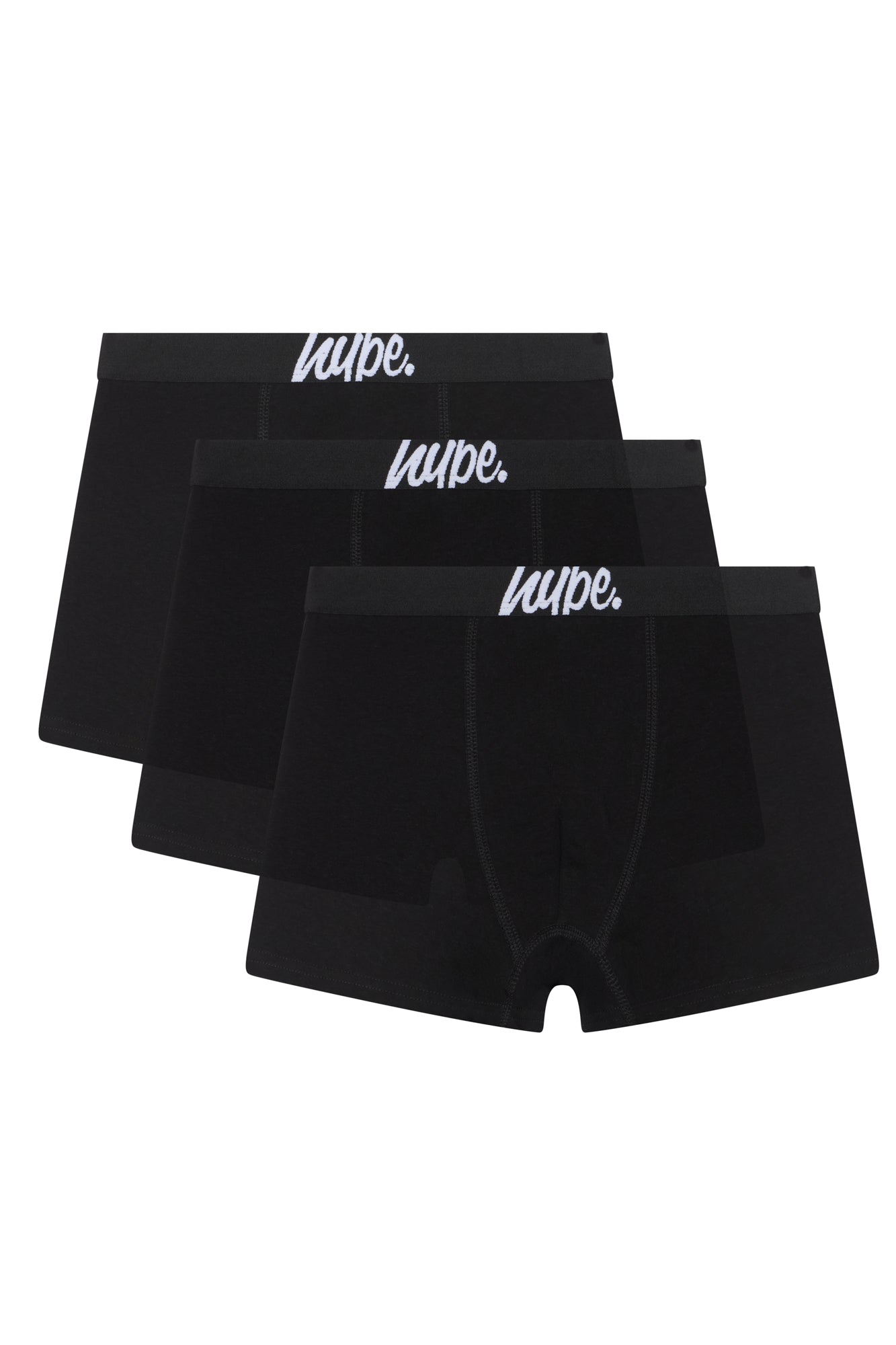 Hype Boys Black 3-Pack Boxers