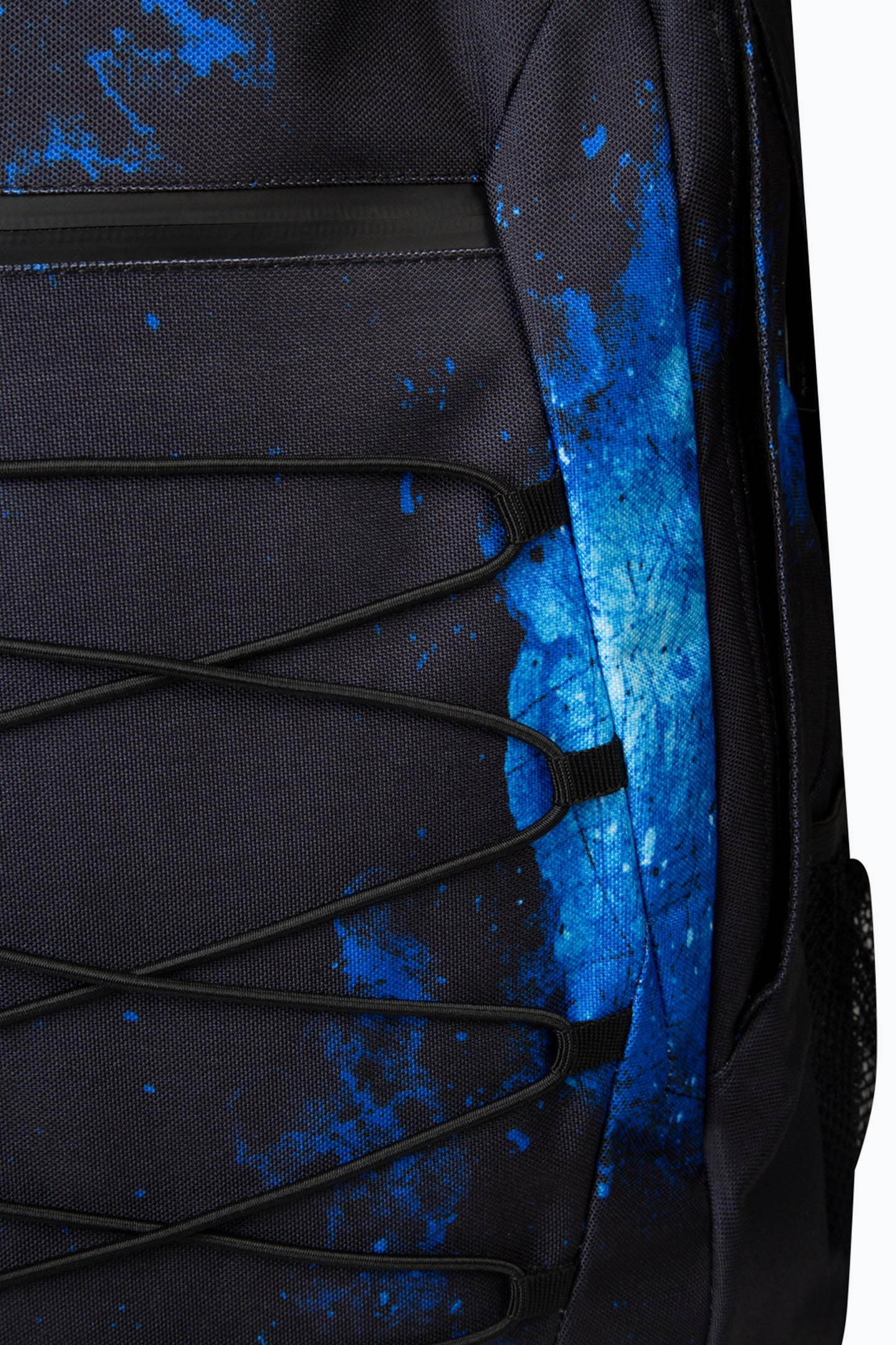 Hype Kids Black Blue Grunge Maxi Backpack