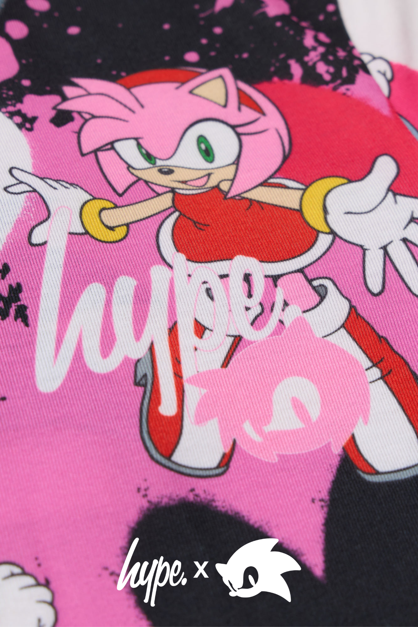 Hype x Sonic The Hedgehog™ Girls Multi Amy Rose T-Shirt