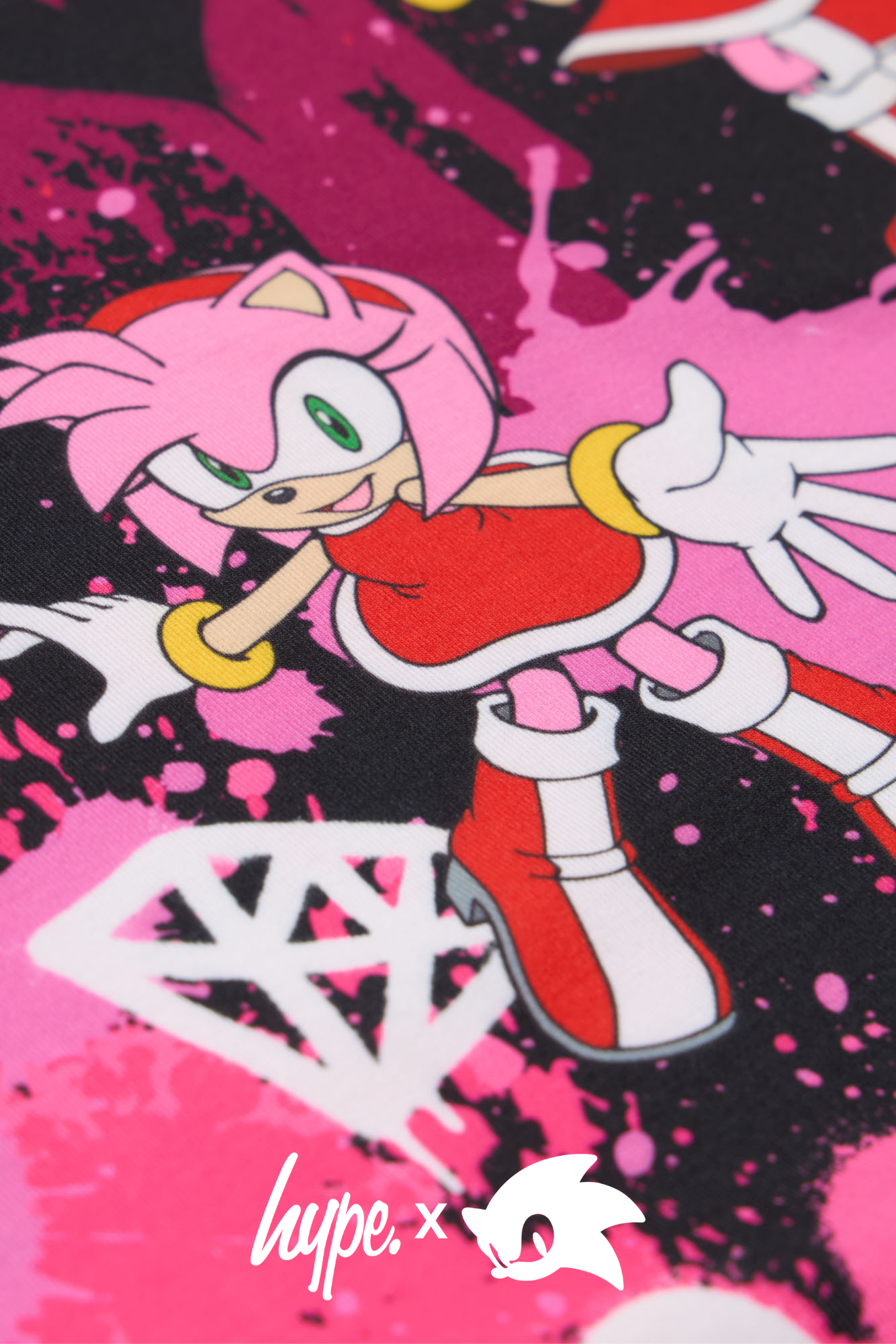 Hype x Sonic The Hedgehog™ Girls Multi Amy Rose T-Shirt
