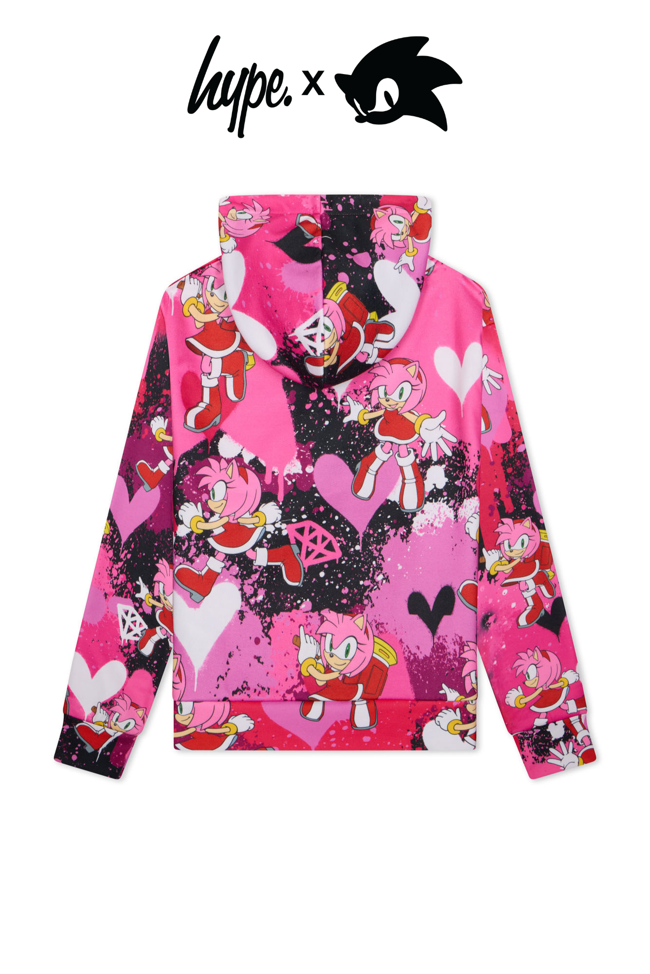 Hype x Sonic The Hedgehog™ Girls Multi Amy Rose Hoodie