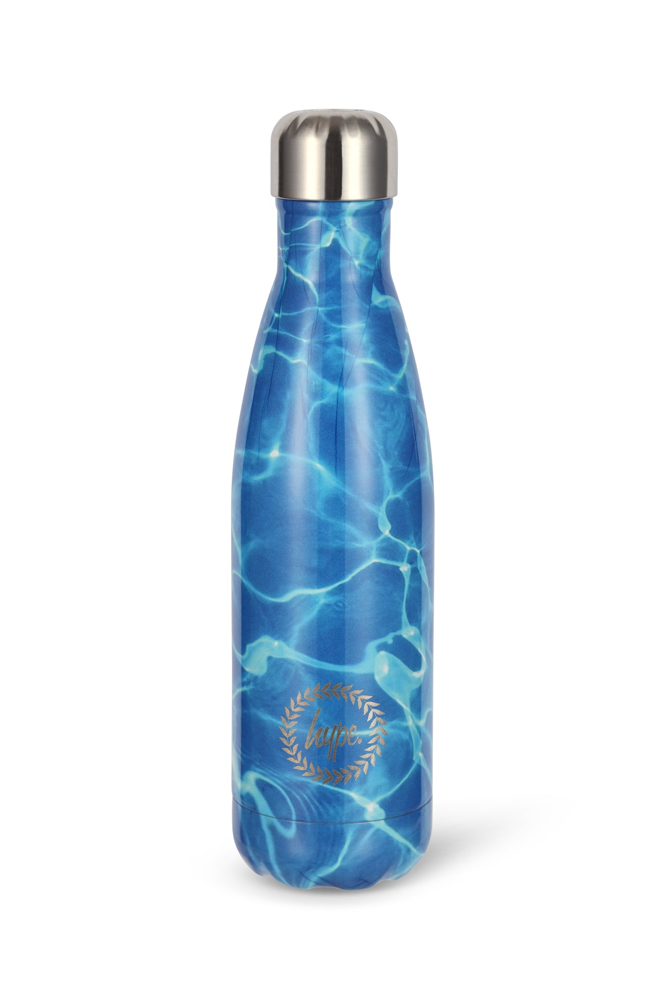 Hype Boys Blue Pool Print Thermal Water Bottle