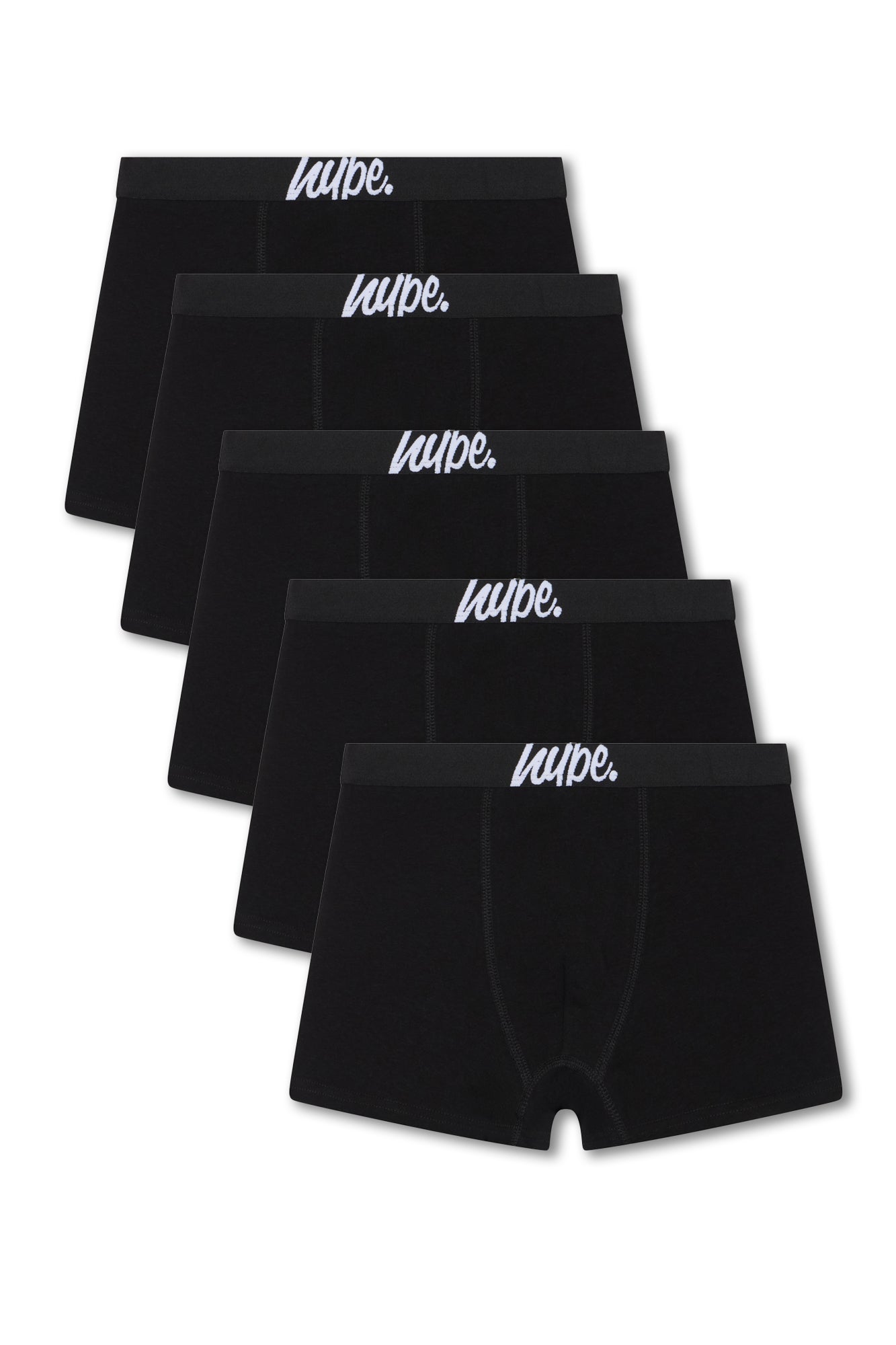 Hype Boys Black 5-Pack Boxers