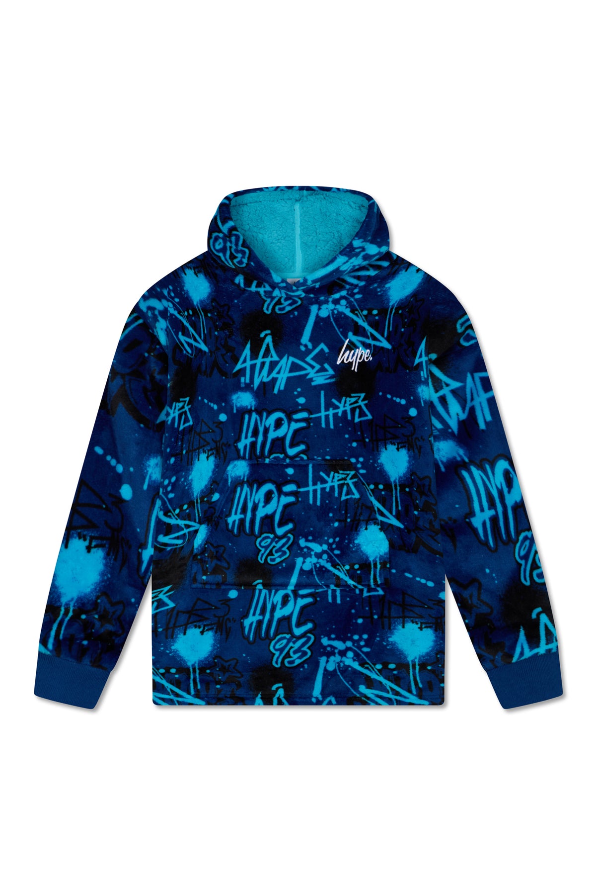 Graffiti Oversized Blanket Hoodie