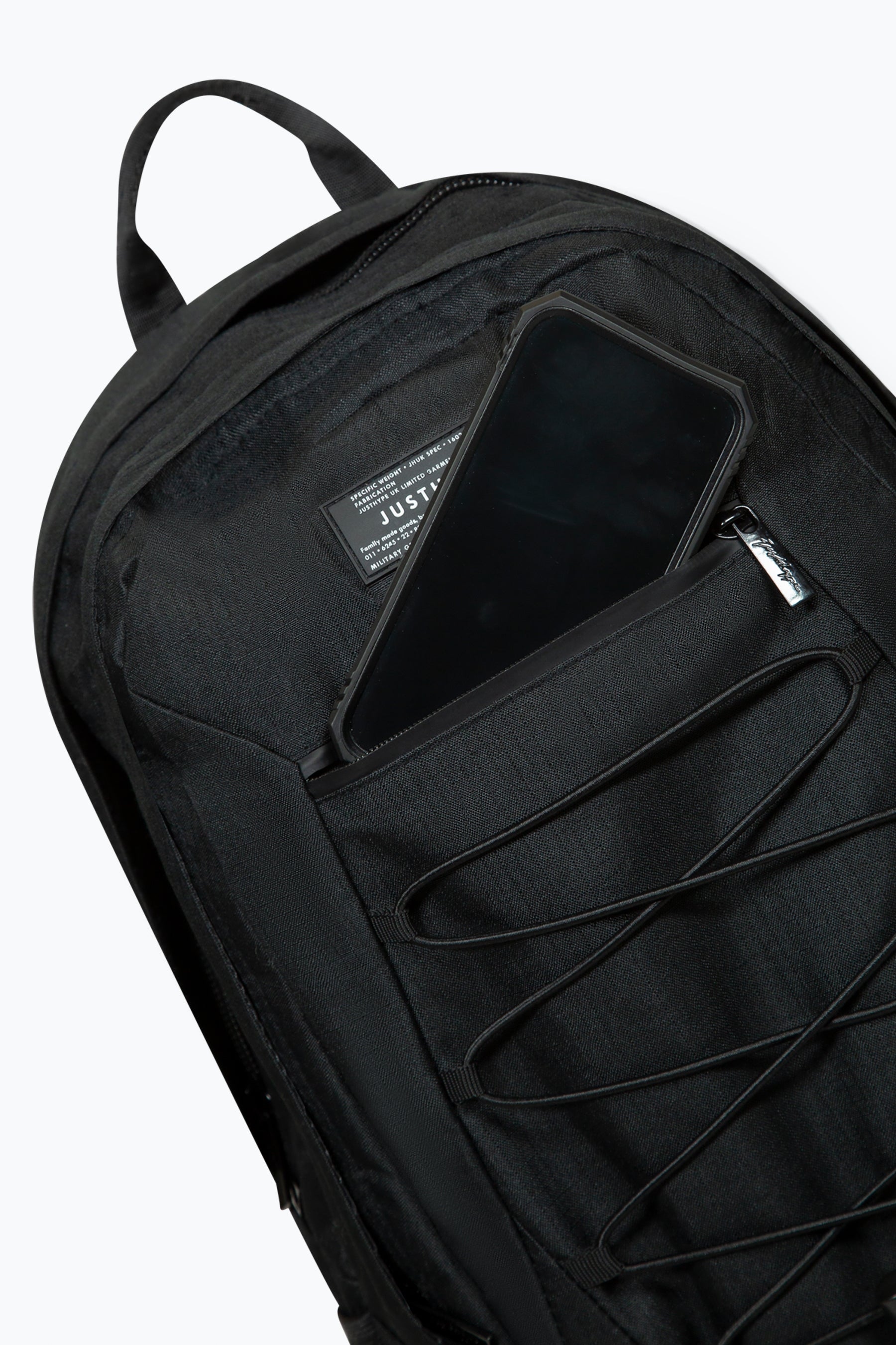 Unisex Black Maxi Backpack Hype