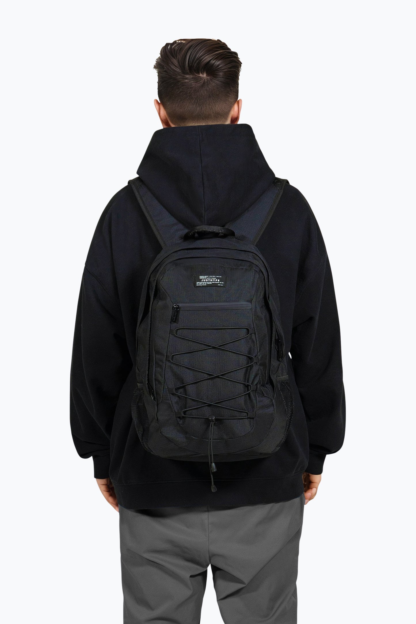 Hype Unisex Black Maxi Backpack