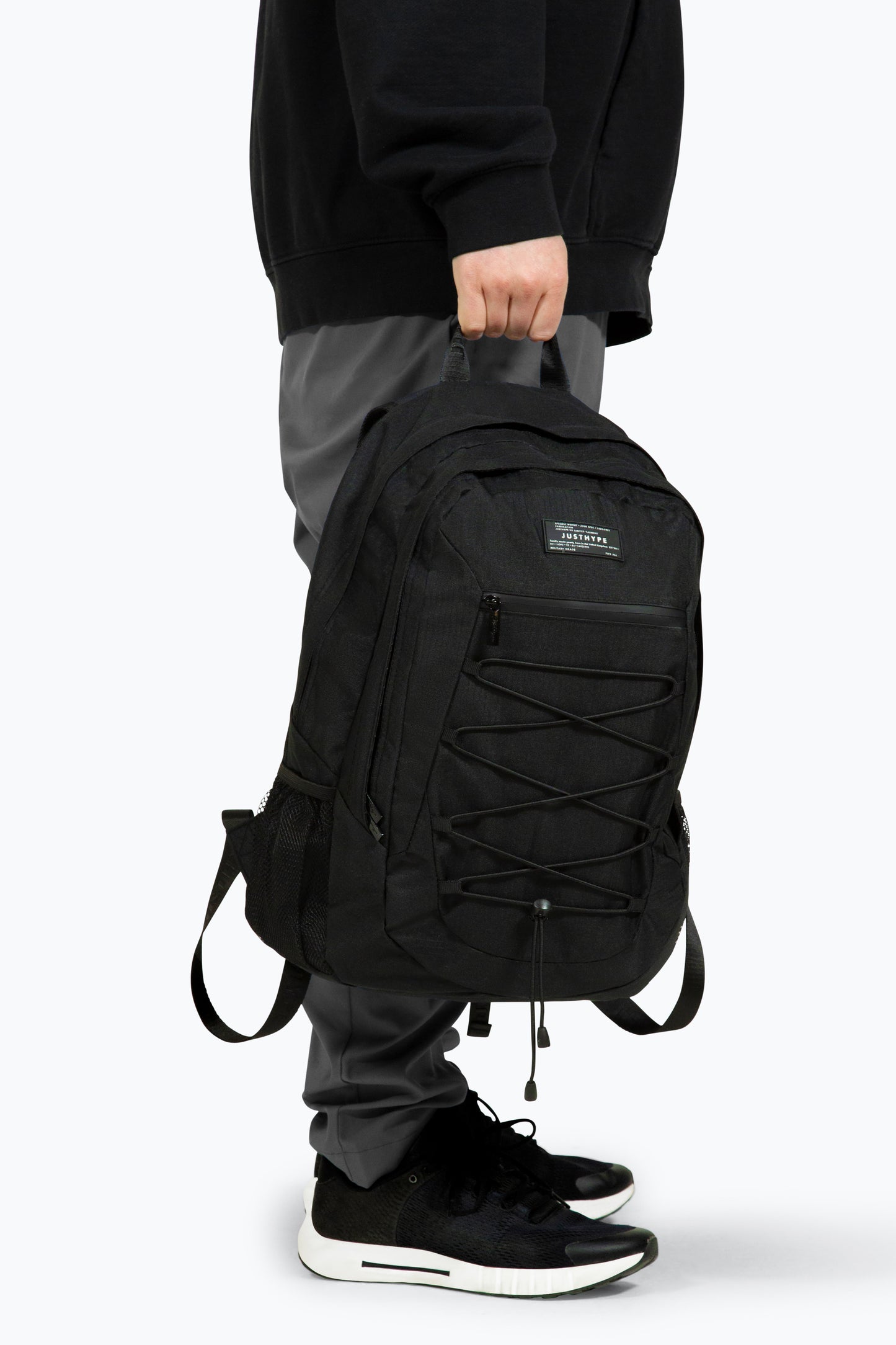 Hype Unisex Black Maxi Backpack