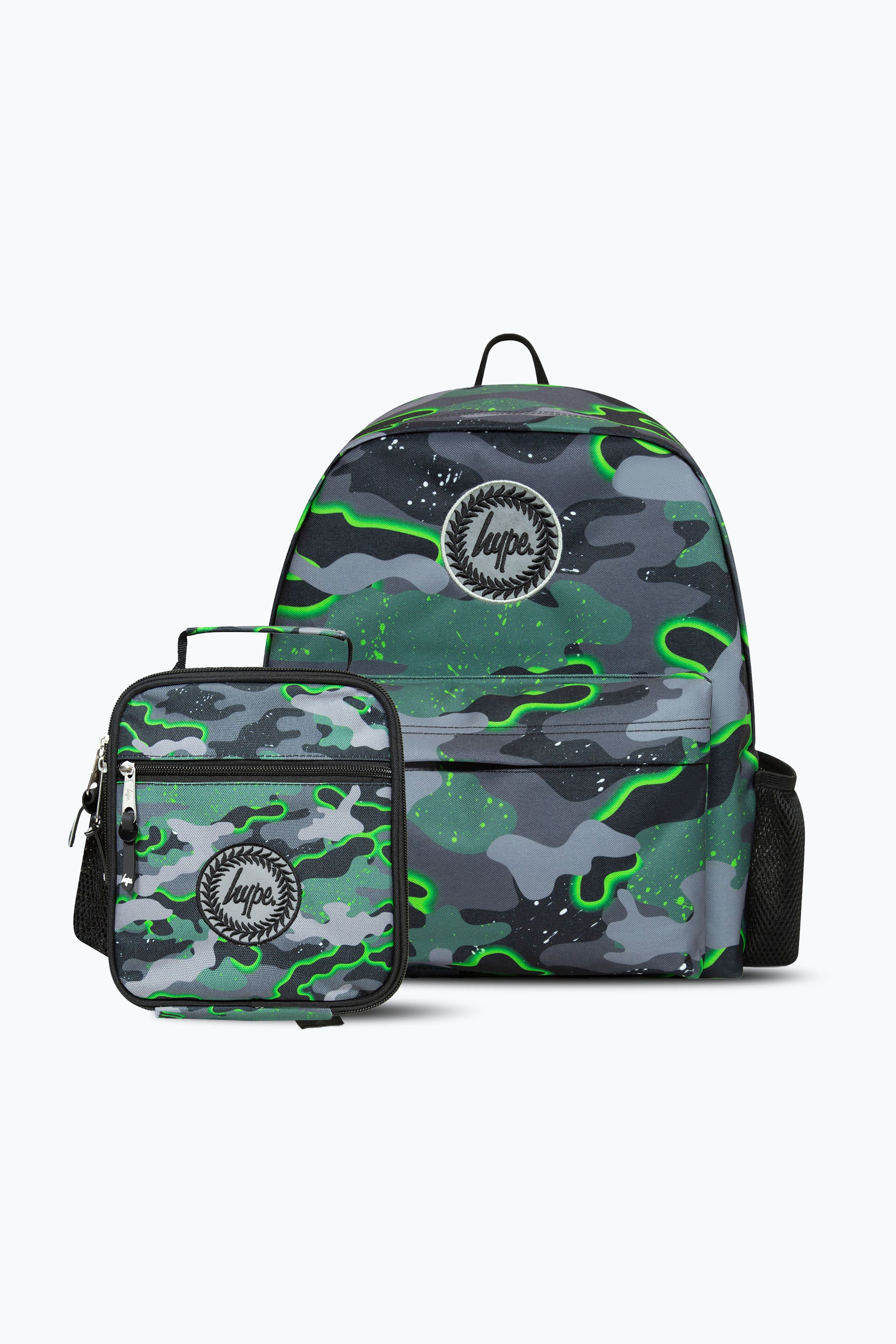 Glow Camo Backpack & Lunch Bag Bundle