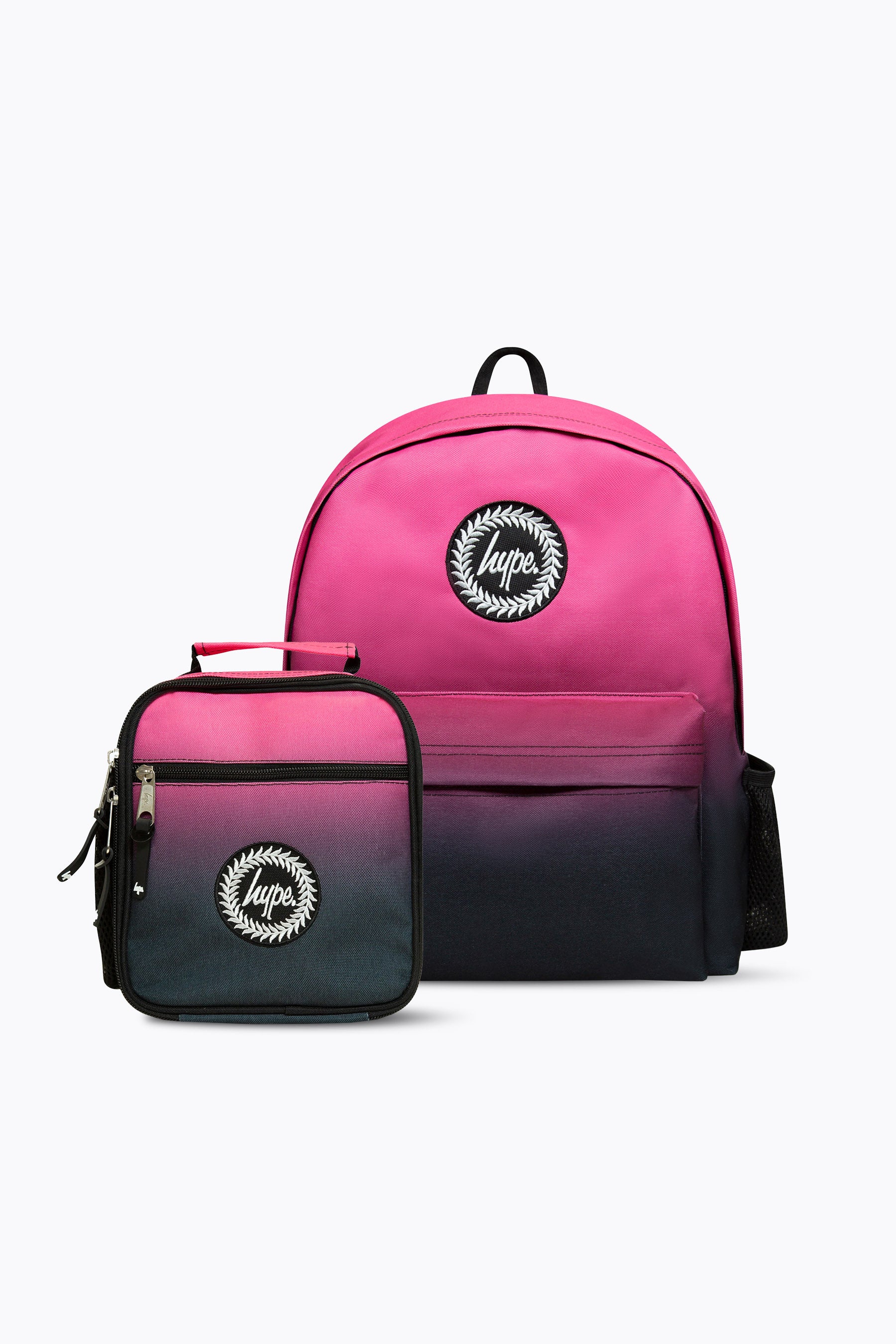 Black Pink Fade Backpack & Lunchbag Bundle