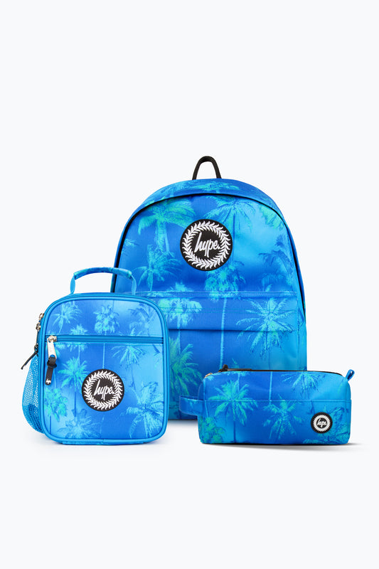 HYPE MULTI IBIZA PALM TREE BACKPACK, LUNCH BOX & PENCIL CASE BUNDLE