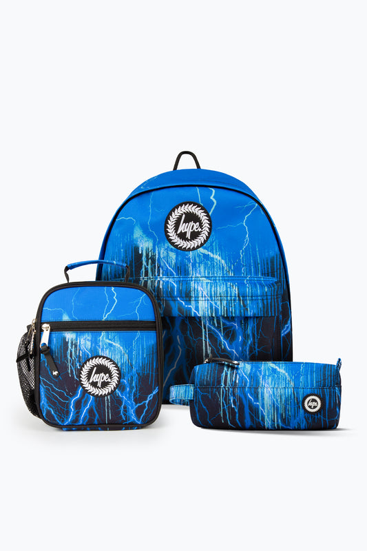 HYPE MULTI STORM DRIPS BACKPACK, LUNCH BOX & PENCIL CASE BUNDLE