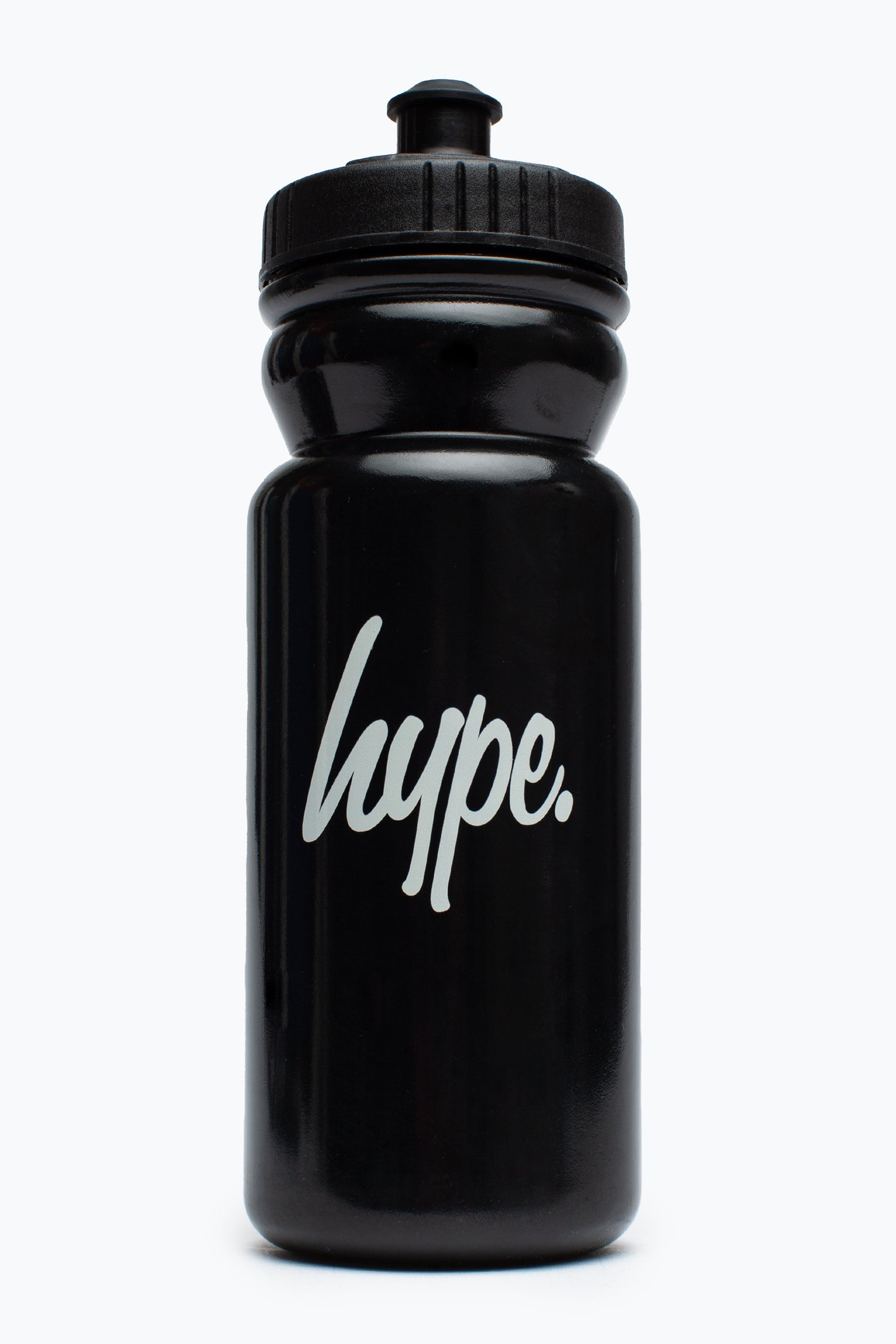 Hype Kids Black Plastic Water Bottle