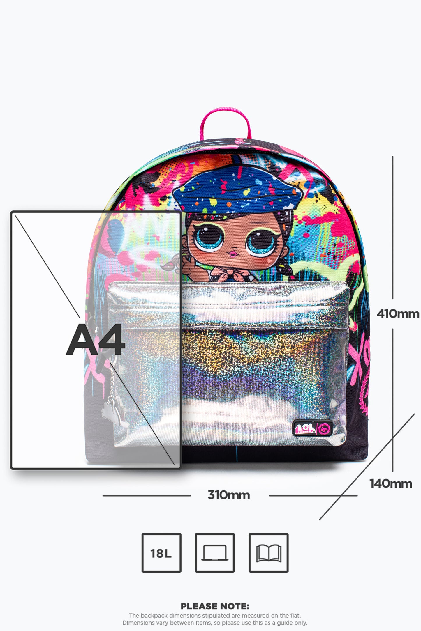 Hype X L.O.L. Surprise Drip Drop Multi Coloured Backpack