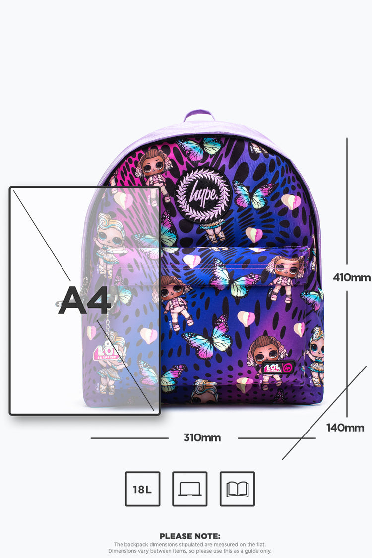 HYPE X L.O.L. SURPRISE LILAC LUXE BACKPACK