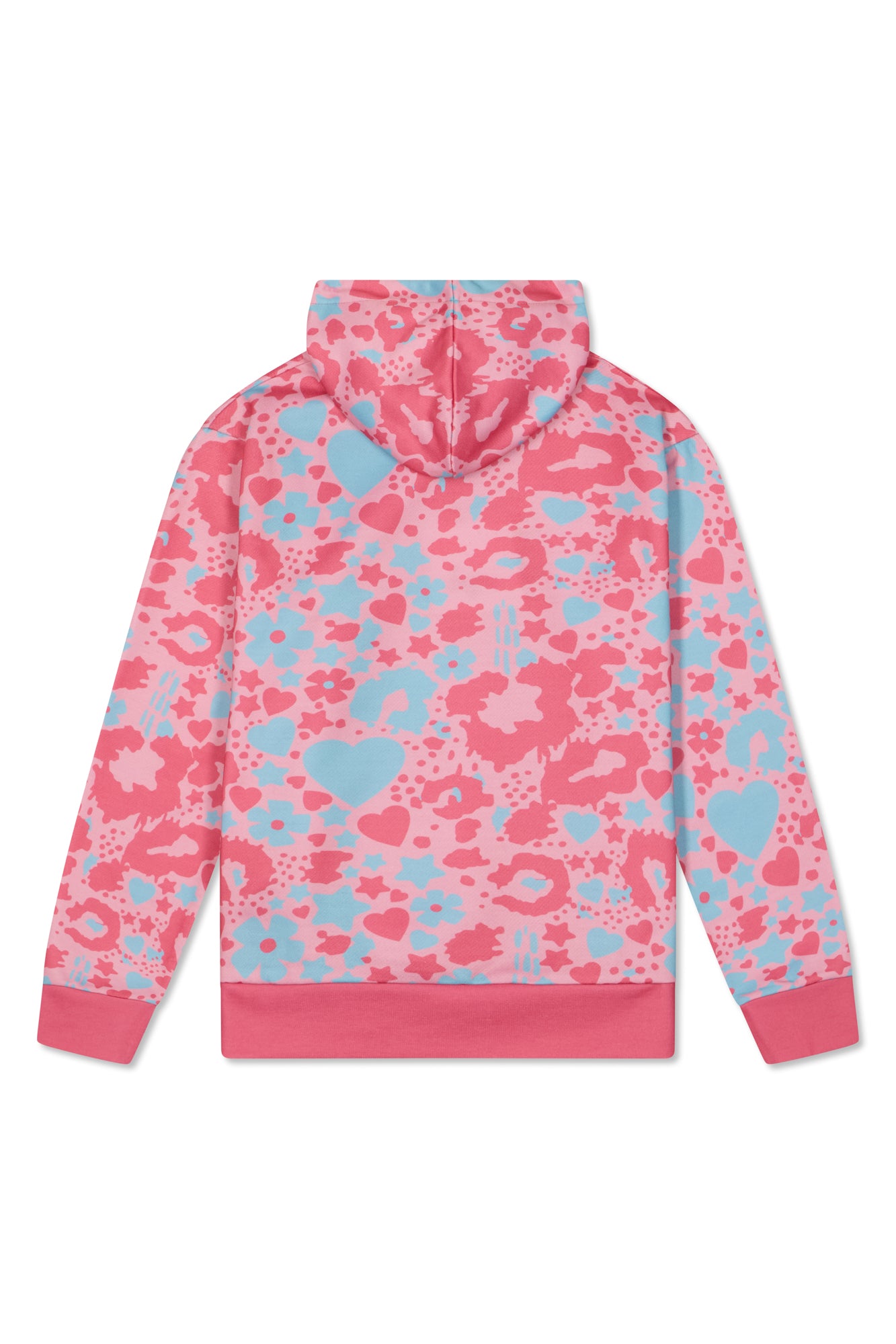 Hype Girls Pink Ditsy Hoodie
