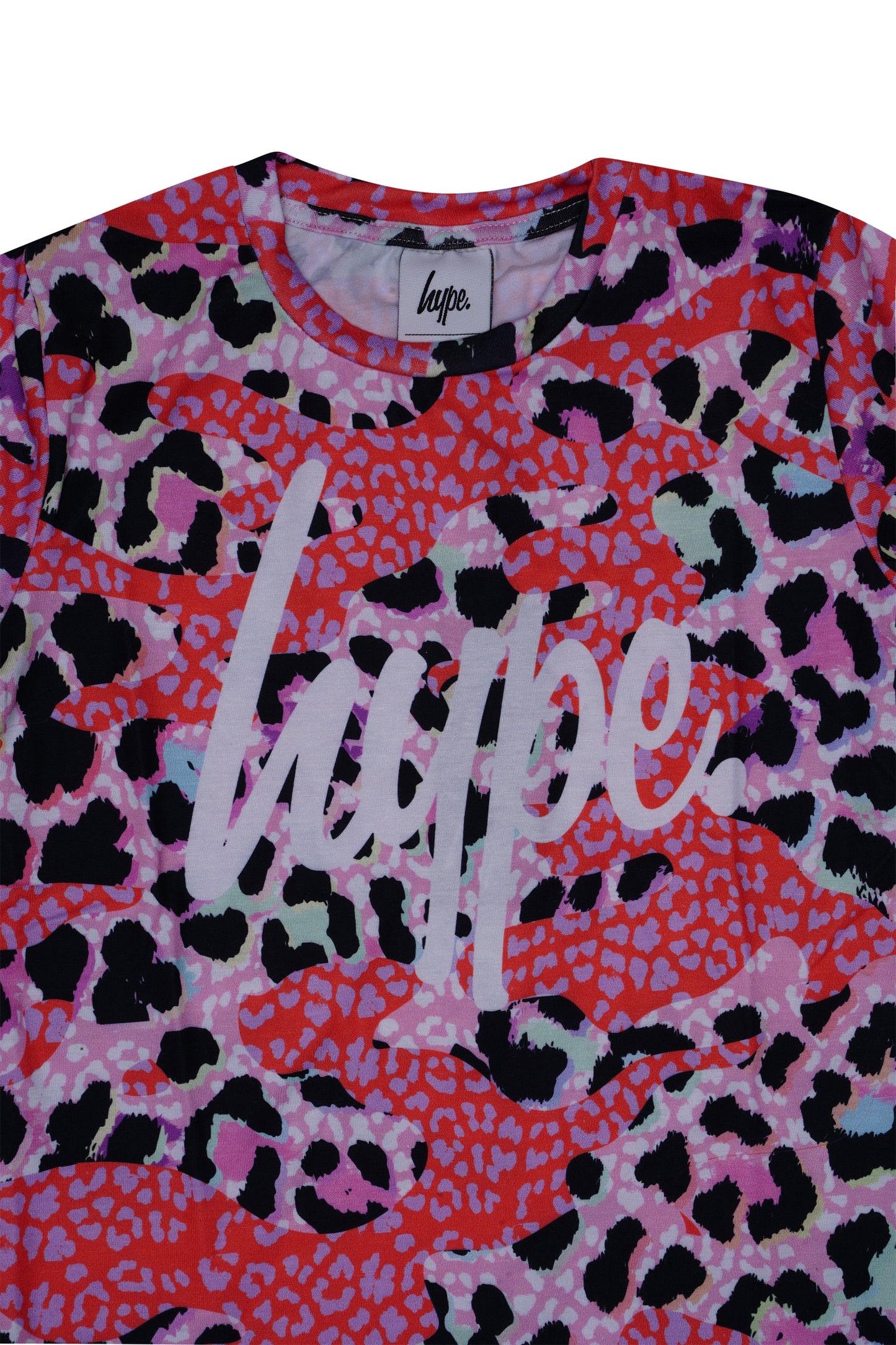 Hype Leopard Camo Girls T-Shirt