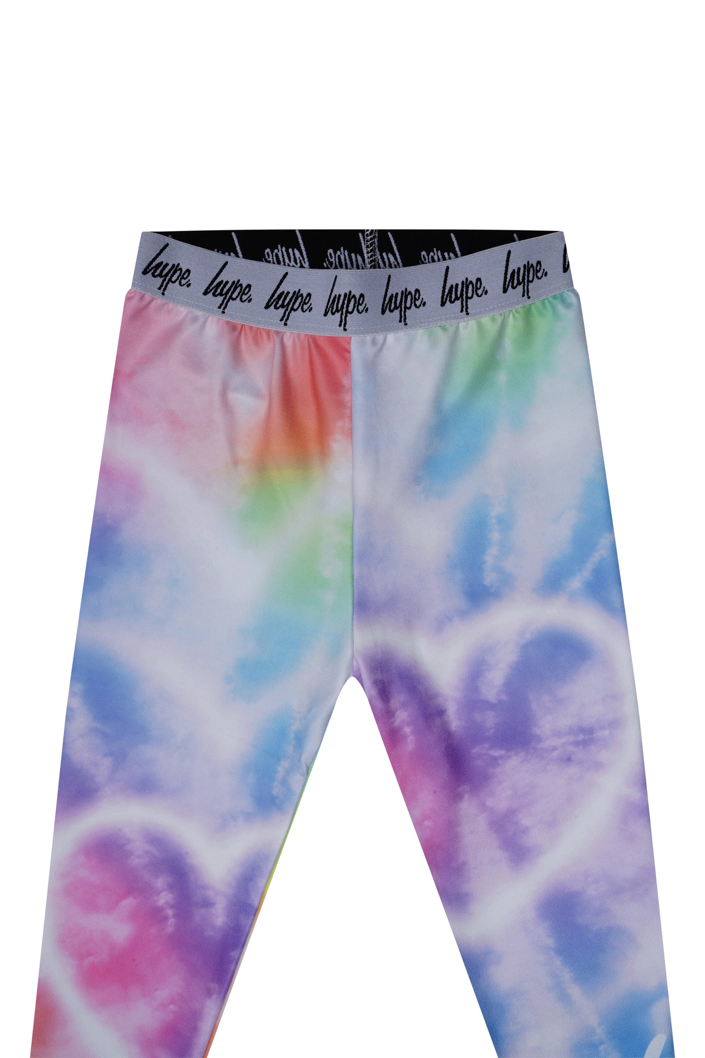 Hype Girls Multi Heart Tie-Dye Legging