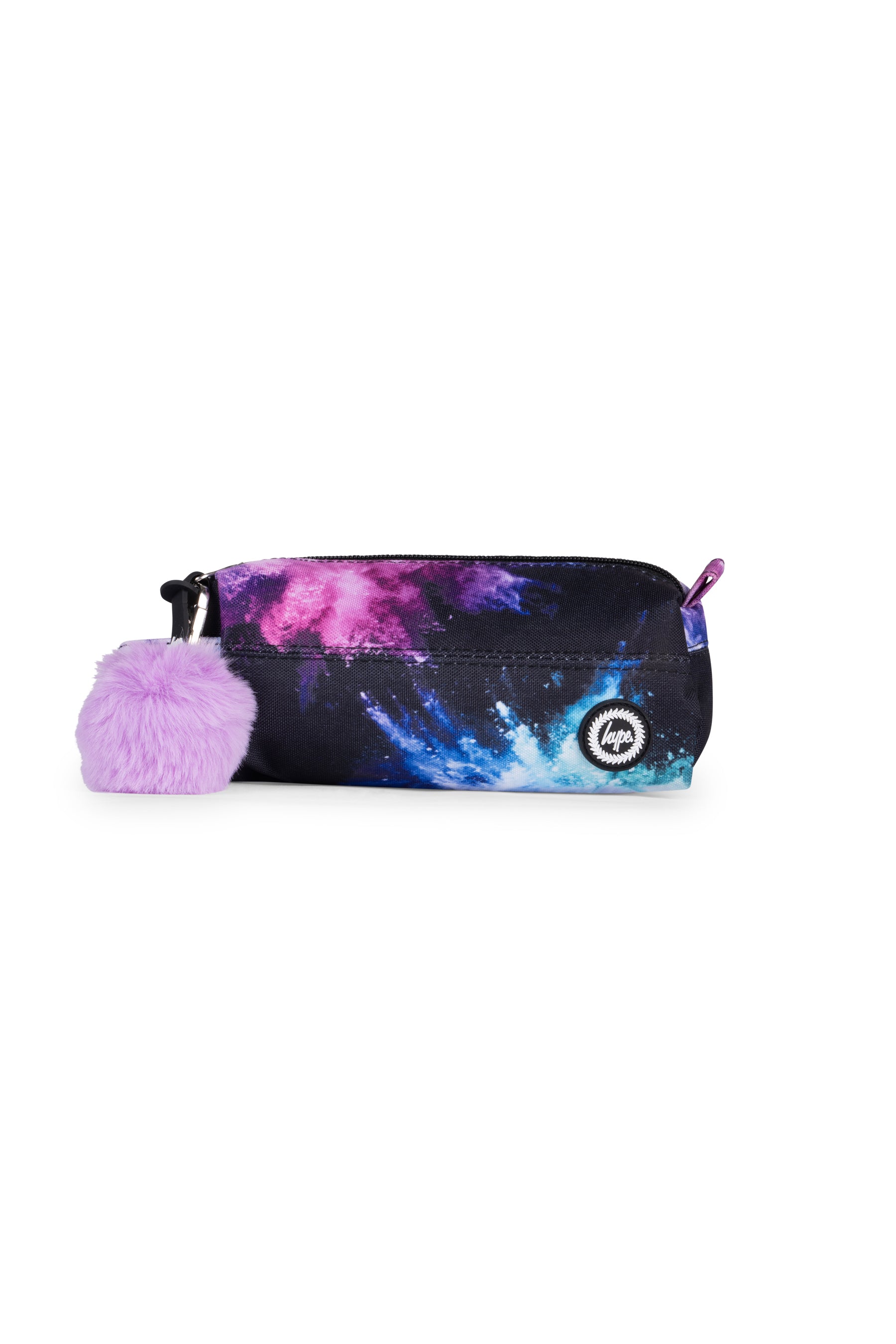 Purple Teal Chalk Dust Pencil Case