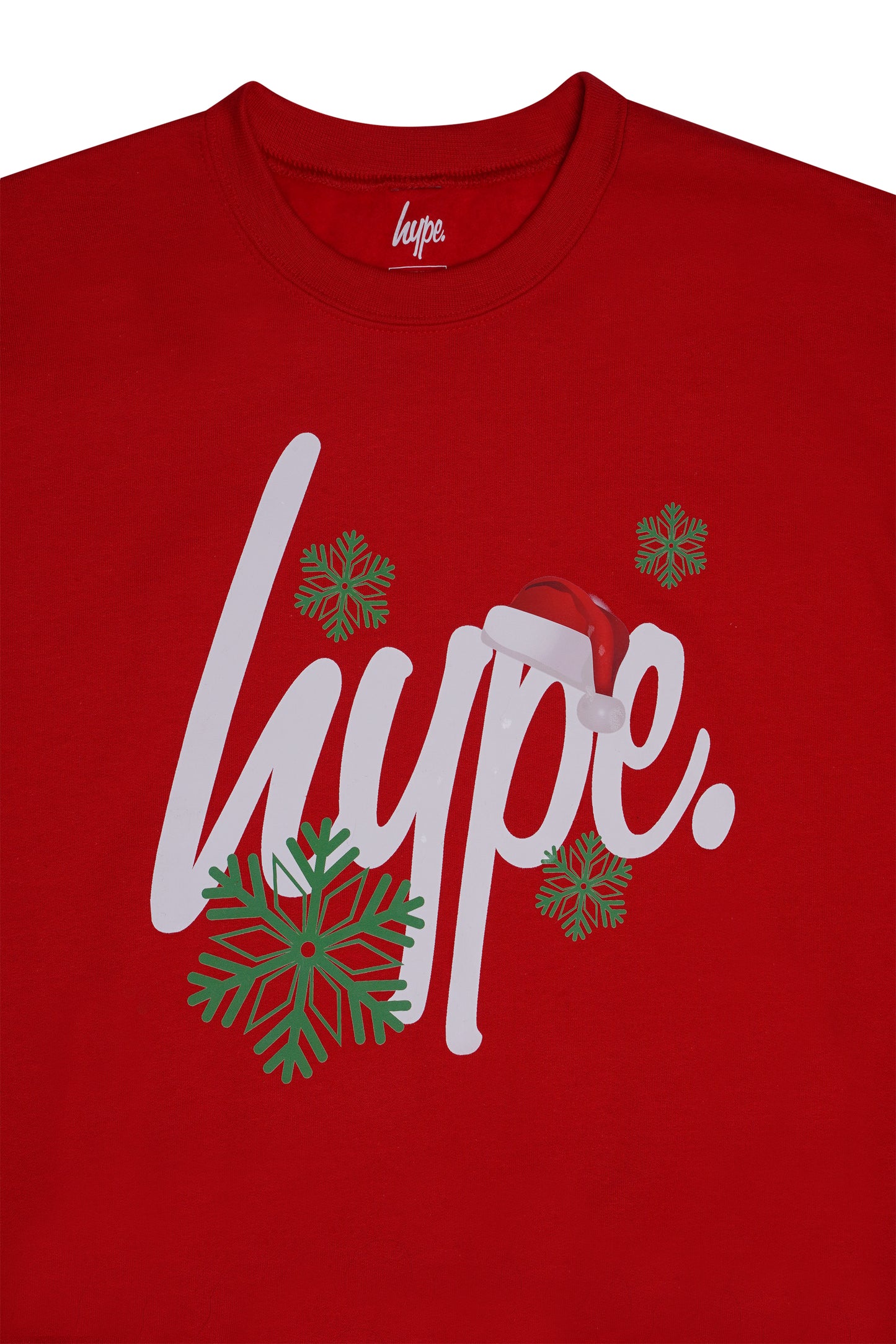 Hype Kids Red Christmas Script Sweatshirt