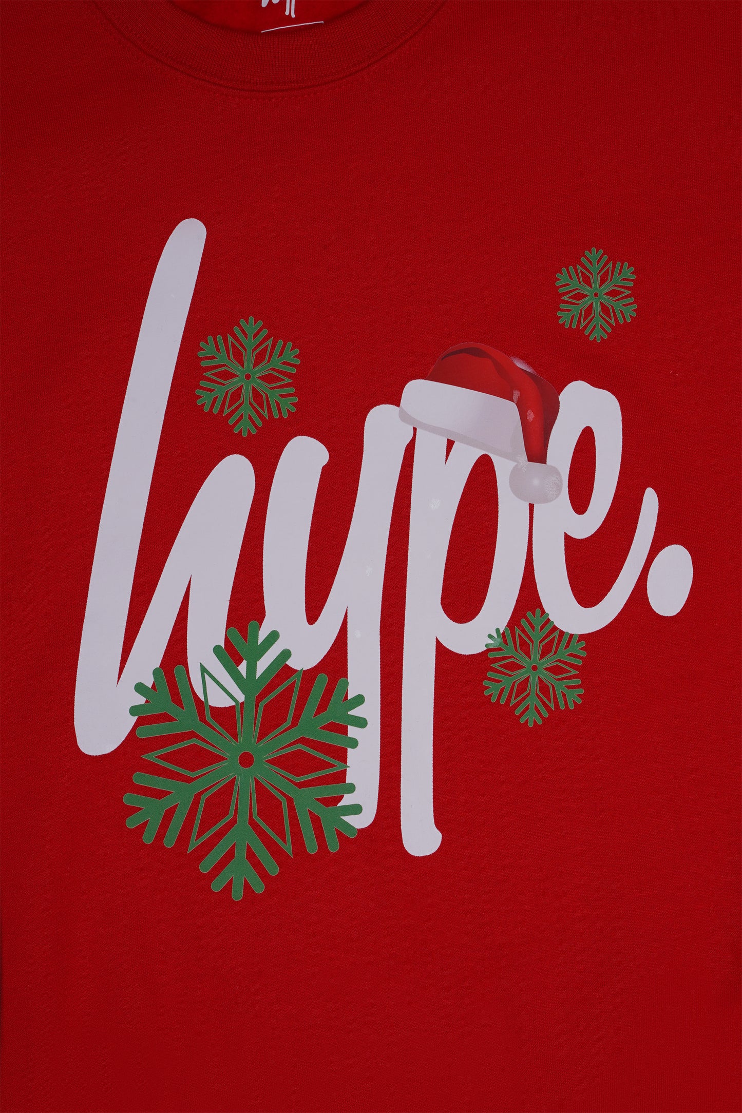 Hype Kids Red Christmas Script Sweatshirt