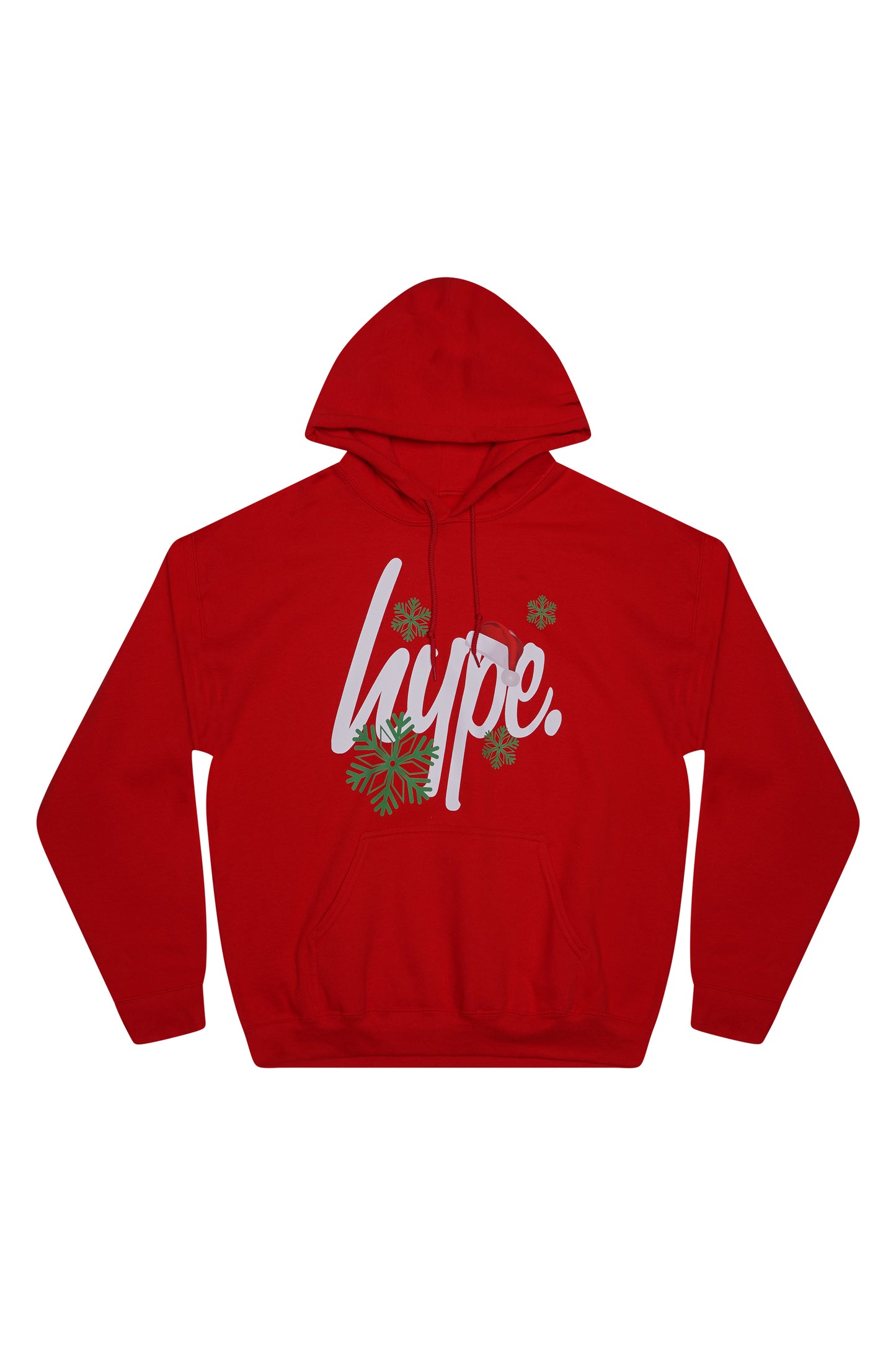 Hype Kids Red Christmas Script Hoodie