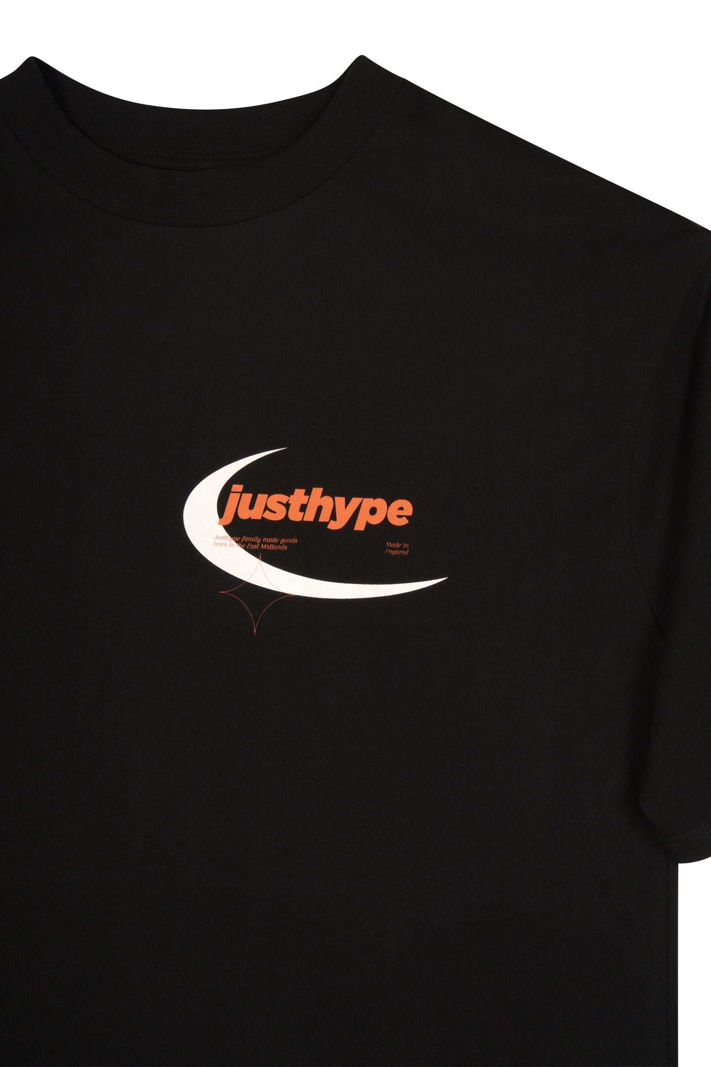 Justhype Womens Black Oval Sports T-Shirt