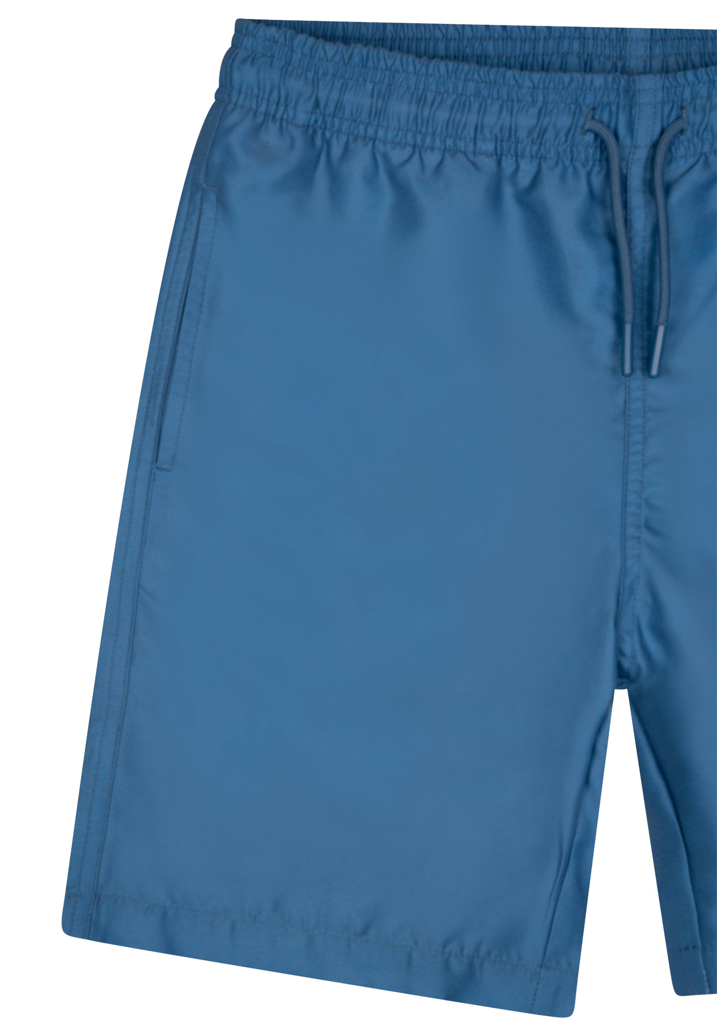 Hype Boys Blue Square Line Script Swim Shorts