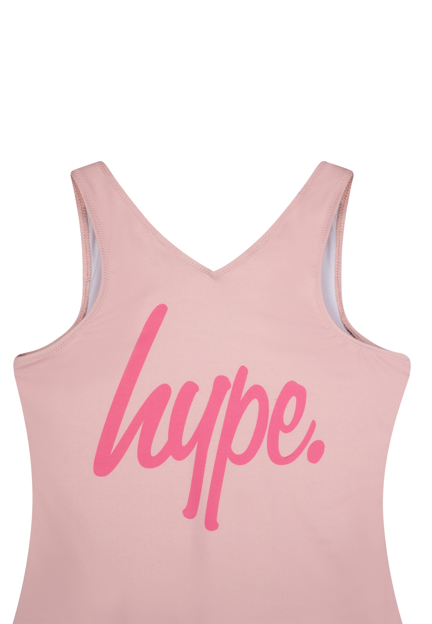 Hype Girls Pink Script Swimsuit