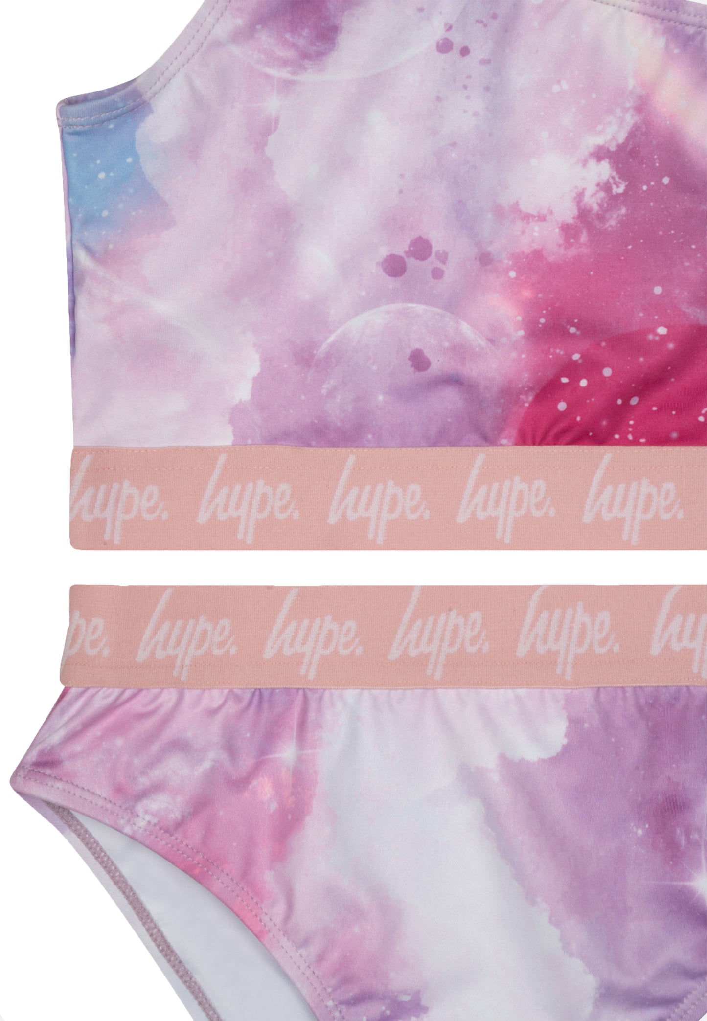 Hype Girls Pink Space Swimsuit