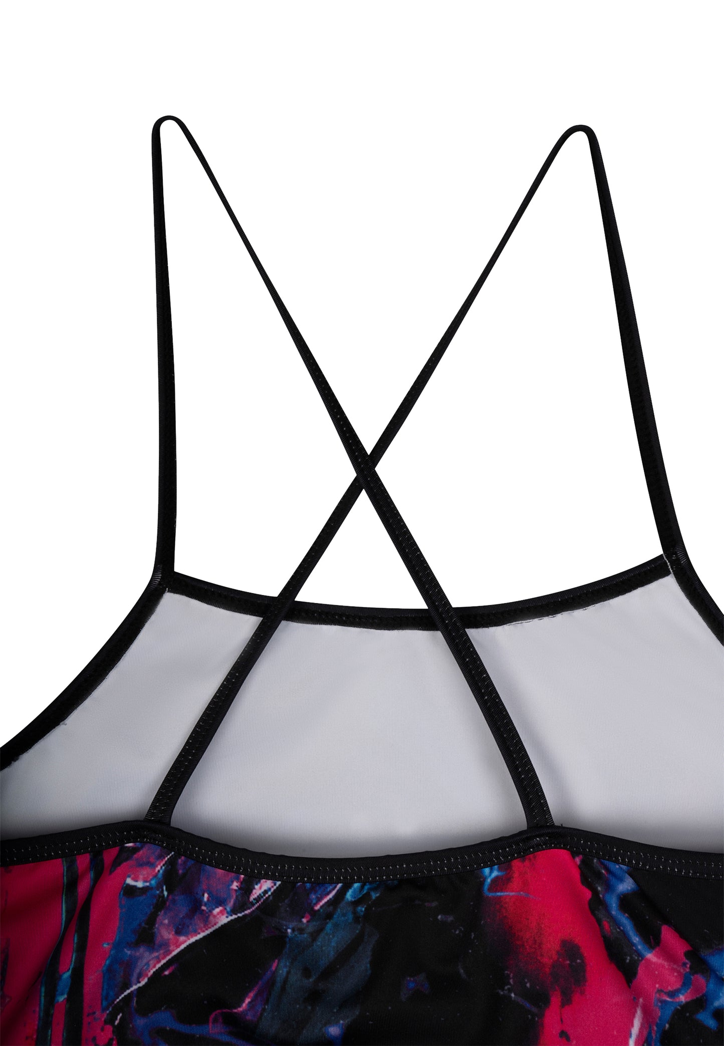 Hype Girls Multi Dark Smudge Swimsuit