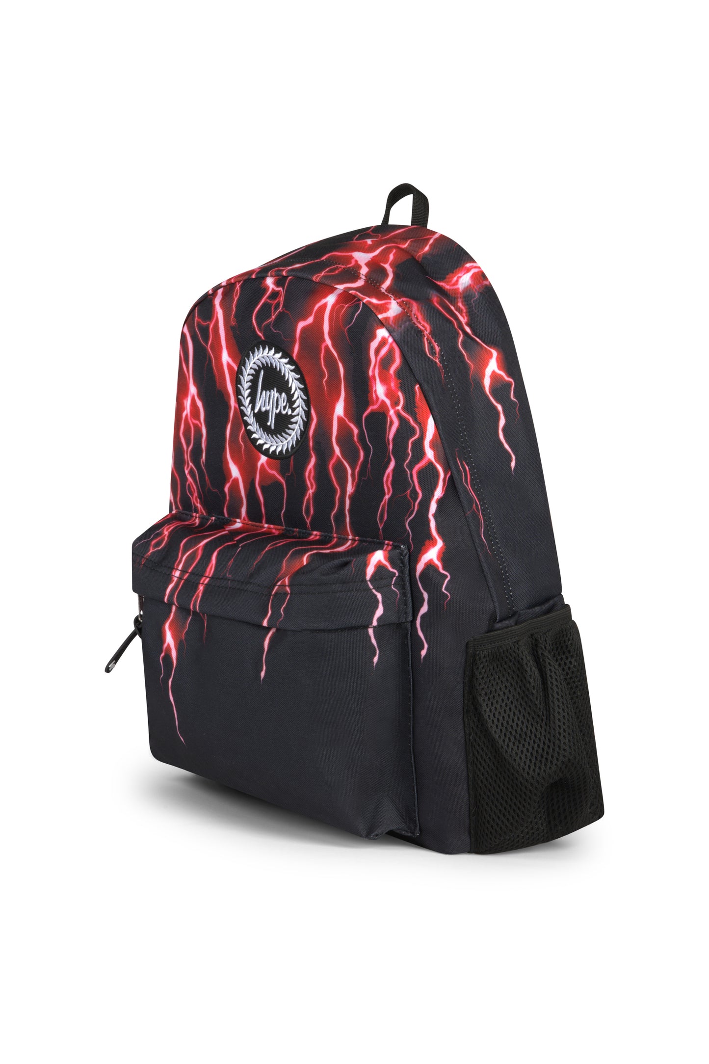 Hype Boys Black/Red Lightning Iconic Backpack