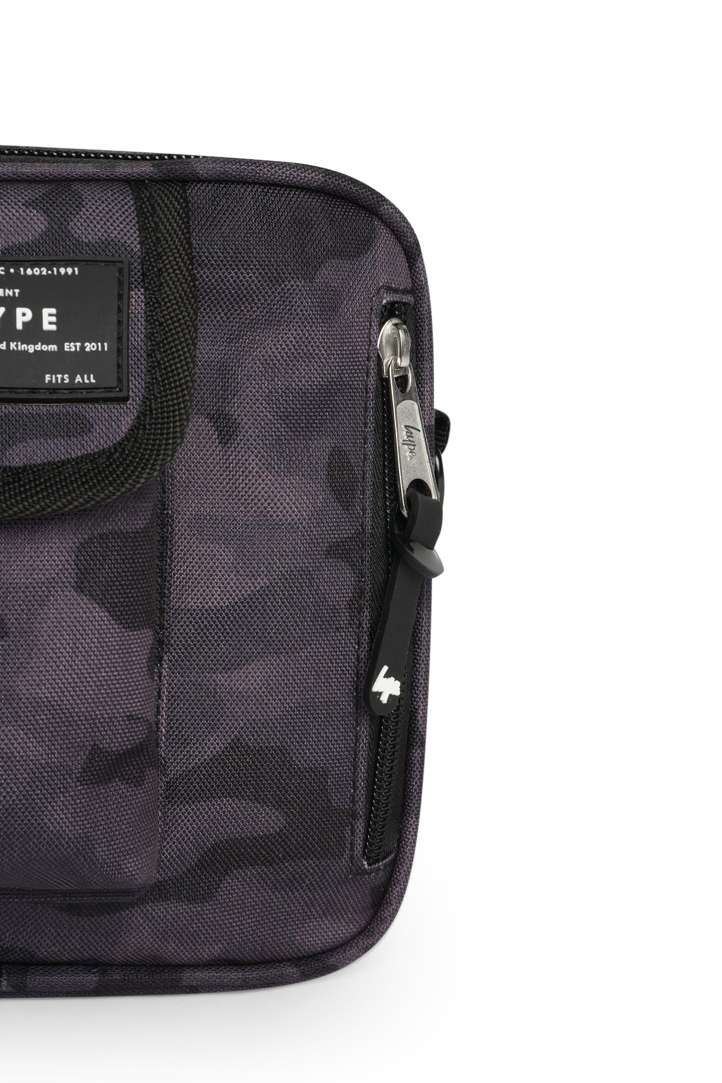 Hype Boys Black Tech Camo Camera Bag