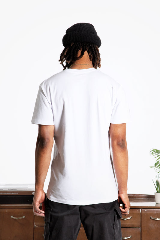 HYPE ADULTS WHITE OVAL T-SHIRT
