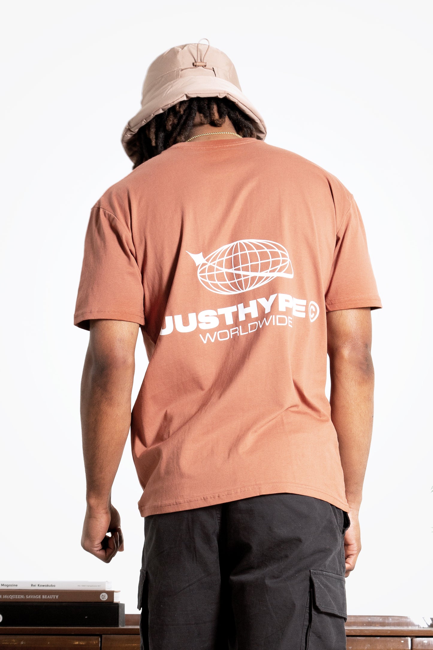 Hype Adults Brown Worldwide T-Shirt