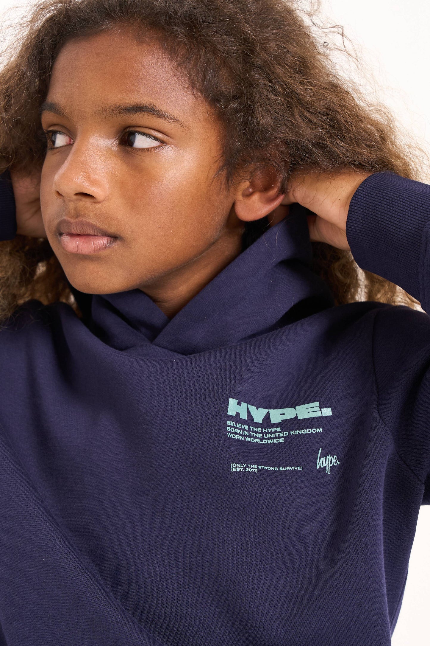 Hype Boys Navy Explore Hoodie
