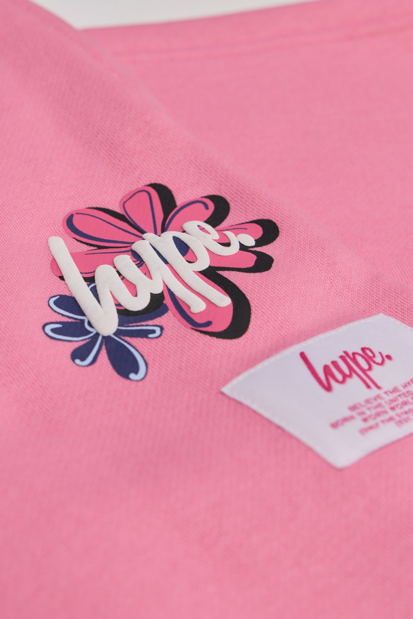 Hype Girls Pink Flower Type Joggers