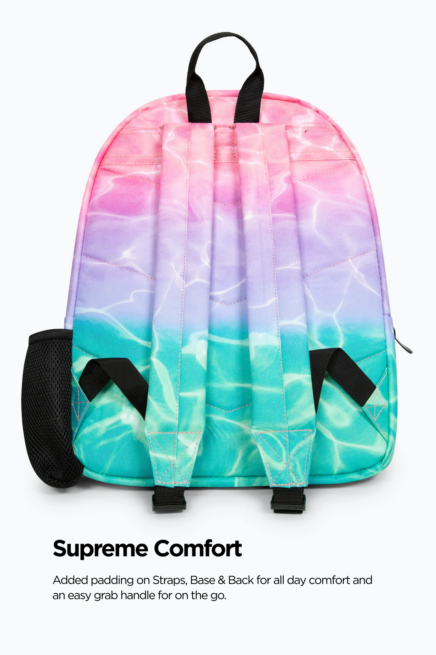 Hype Pink/Turquoise Pastel Pool Iconic Girls School Backpack